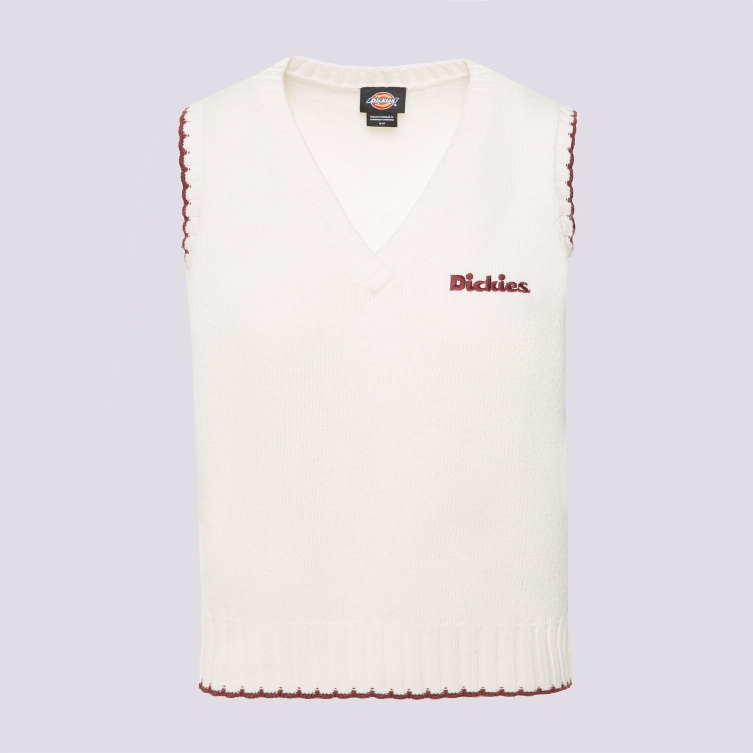dámska vesta DICKIES VESTA SLAYDEN SWEATER VEST W DK0A87P2C481 BÍLÁ