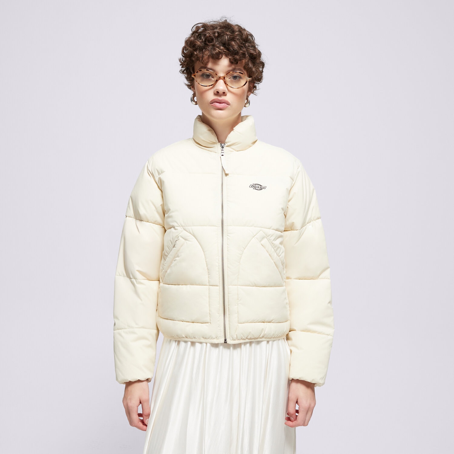 dámská zimní bunda DICKIES BUNDA PÉŘOVÁ SUMMERDALE PUFFER W DK0A87OJL171 BÉŽOVÁ