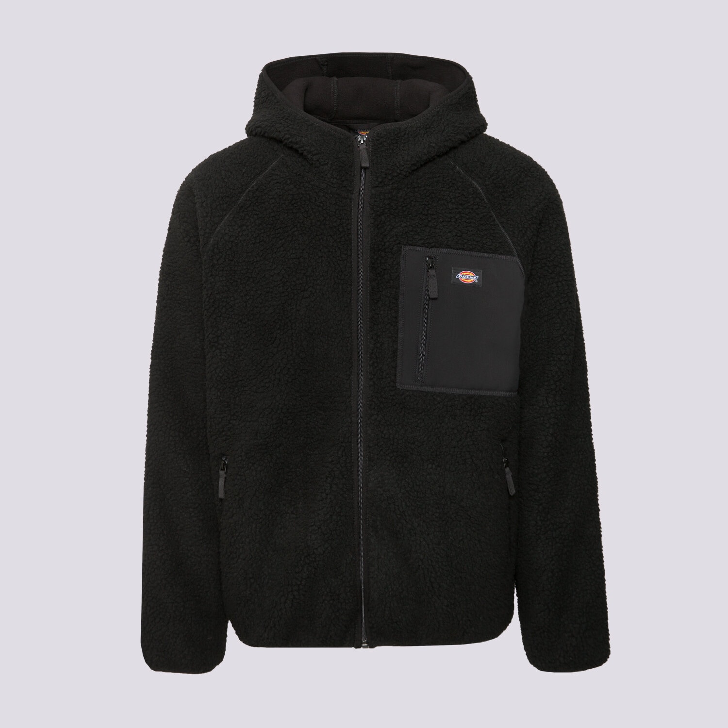 pánská zimní bunda DICKIES BUNDA CENTRAL HIGH PILE HOODED DK0A87NVBLK1 ČERNÁ