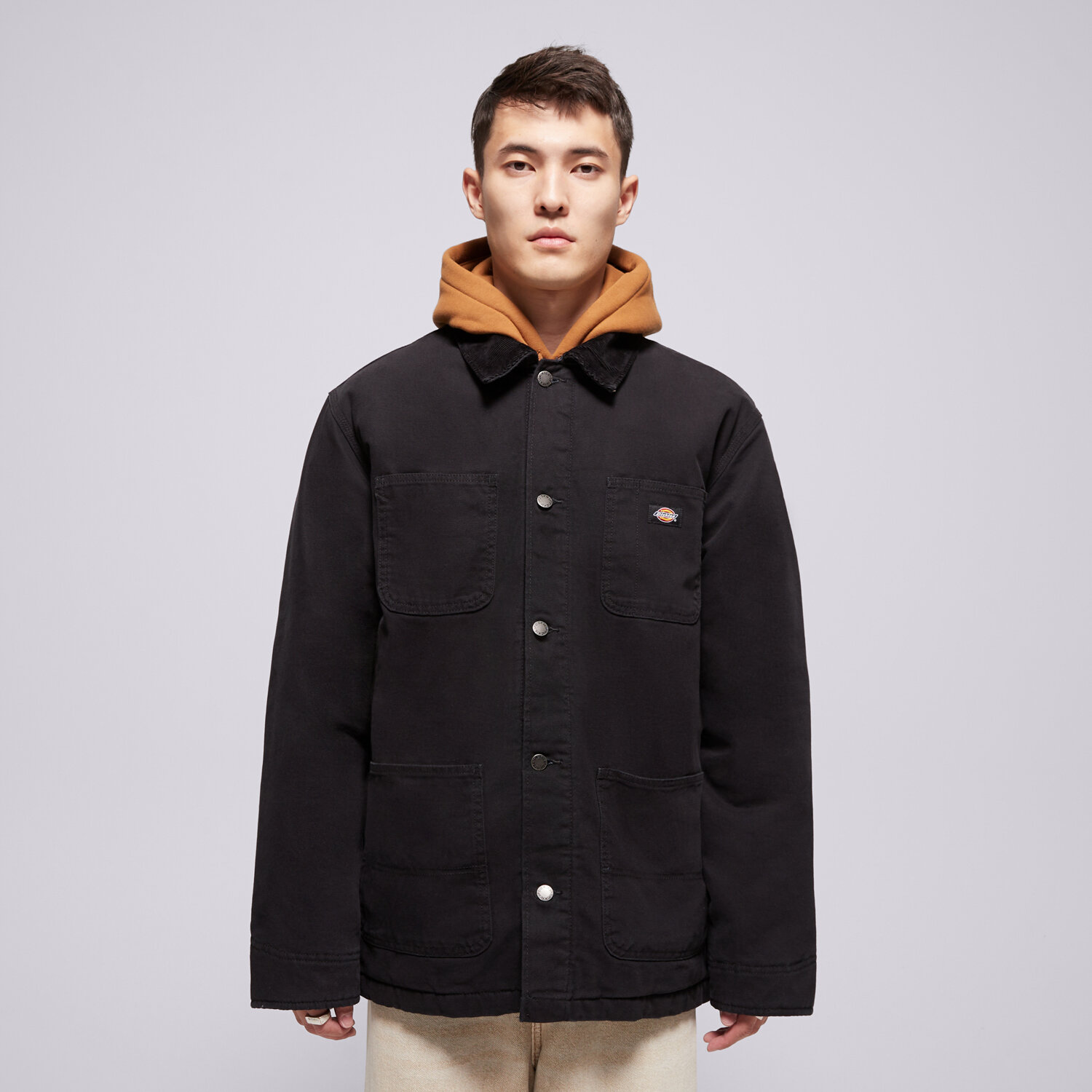 pánská zimní bunda DICKIES BUNDA ZIMNÍ CHORE JACKET LINED CANVAS DK0A87O3BLK1 ČERNÁ
