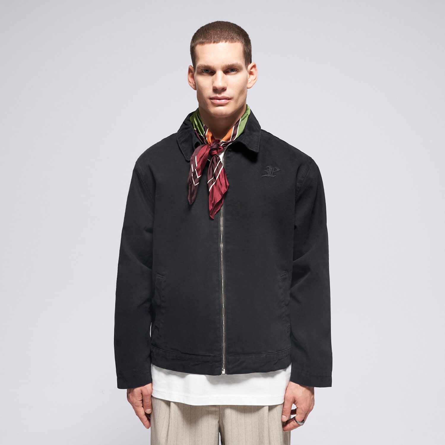 pánská zimní bunda PROSTO BUNDA JACKET 24-HR BLACK KL252MOUT1021 ČERNÁ