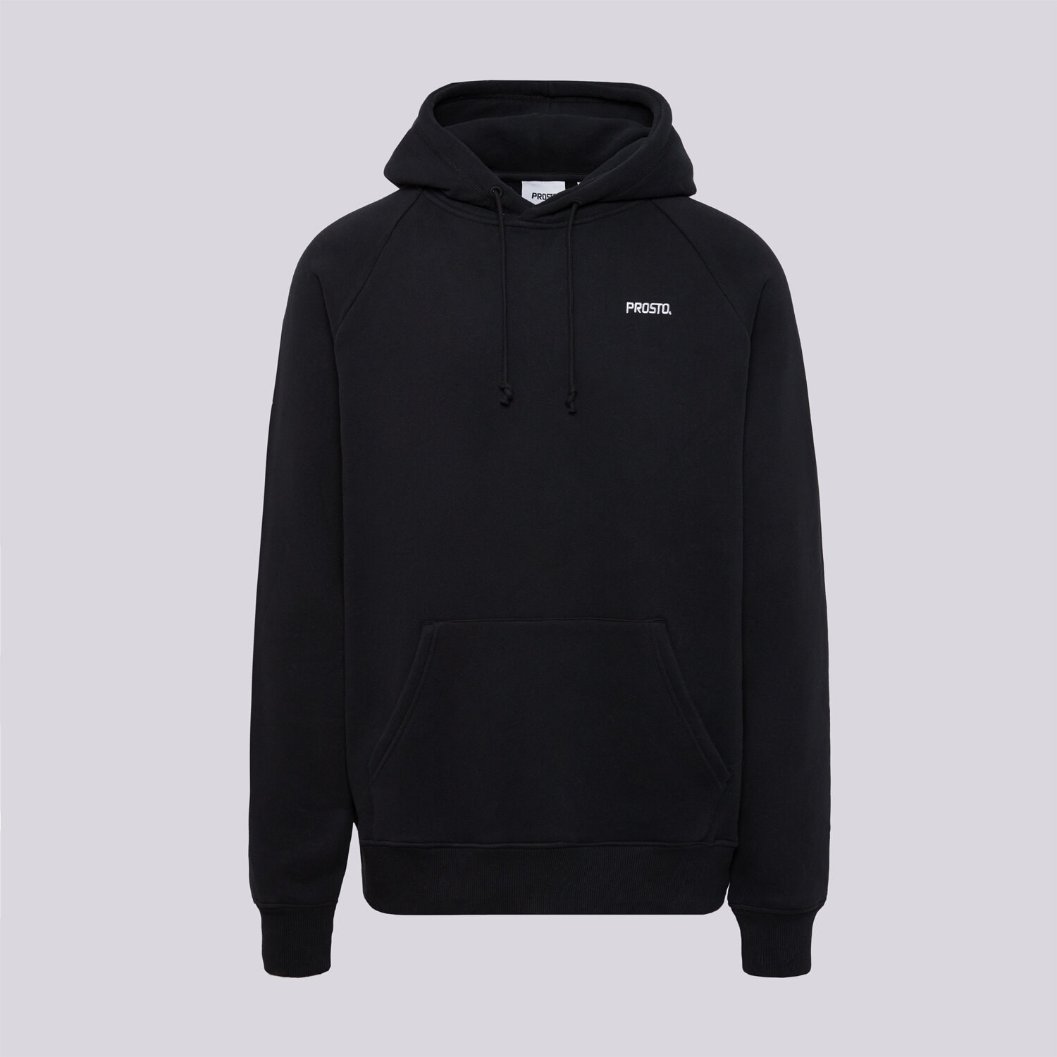 pánská mikina PROSTO MIKINA S KAPUCÍ HOODIE SKIZZLE WASHED BLACK KL252MSWE2181 ČERNÁ