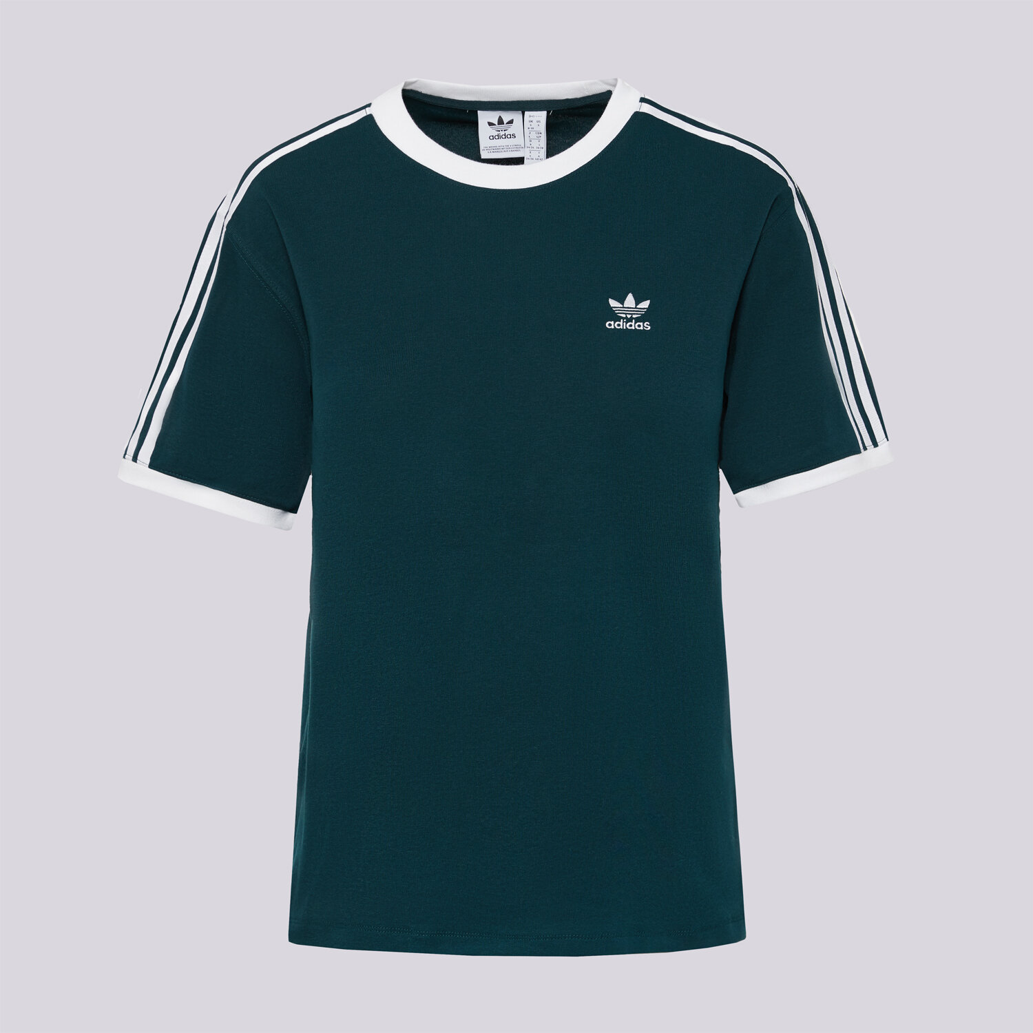 dámské tričko ADIDAS TRIČKO 3 STRIPE TEE JY4855 ZELENÁ