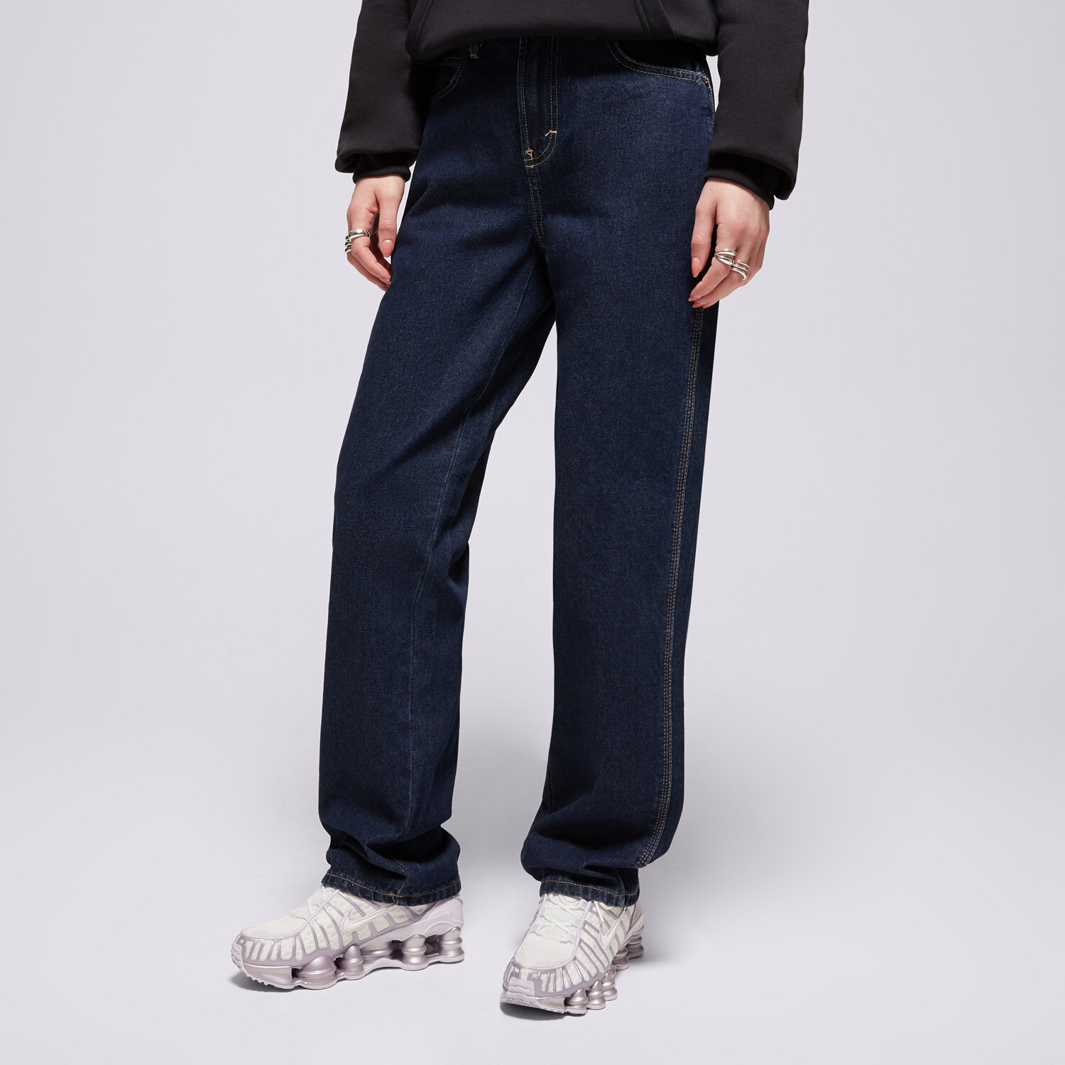 dámské kalhoty DICKIES KALHOTY  FARNER DENIM W DK0A87NN0DD1 ČERNÁ