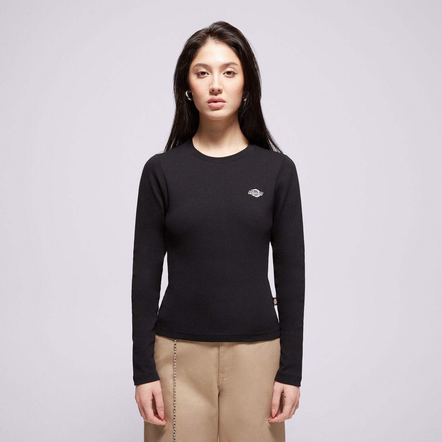 dámské tričko DICKIES TRIČKO GLADEVILLE TEE LS W DK0A87QABLK1 ČERNÁ