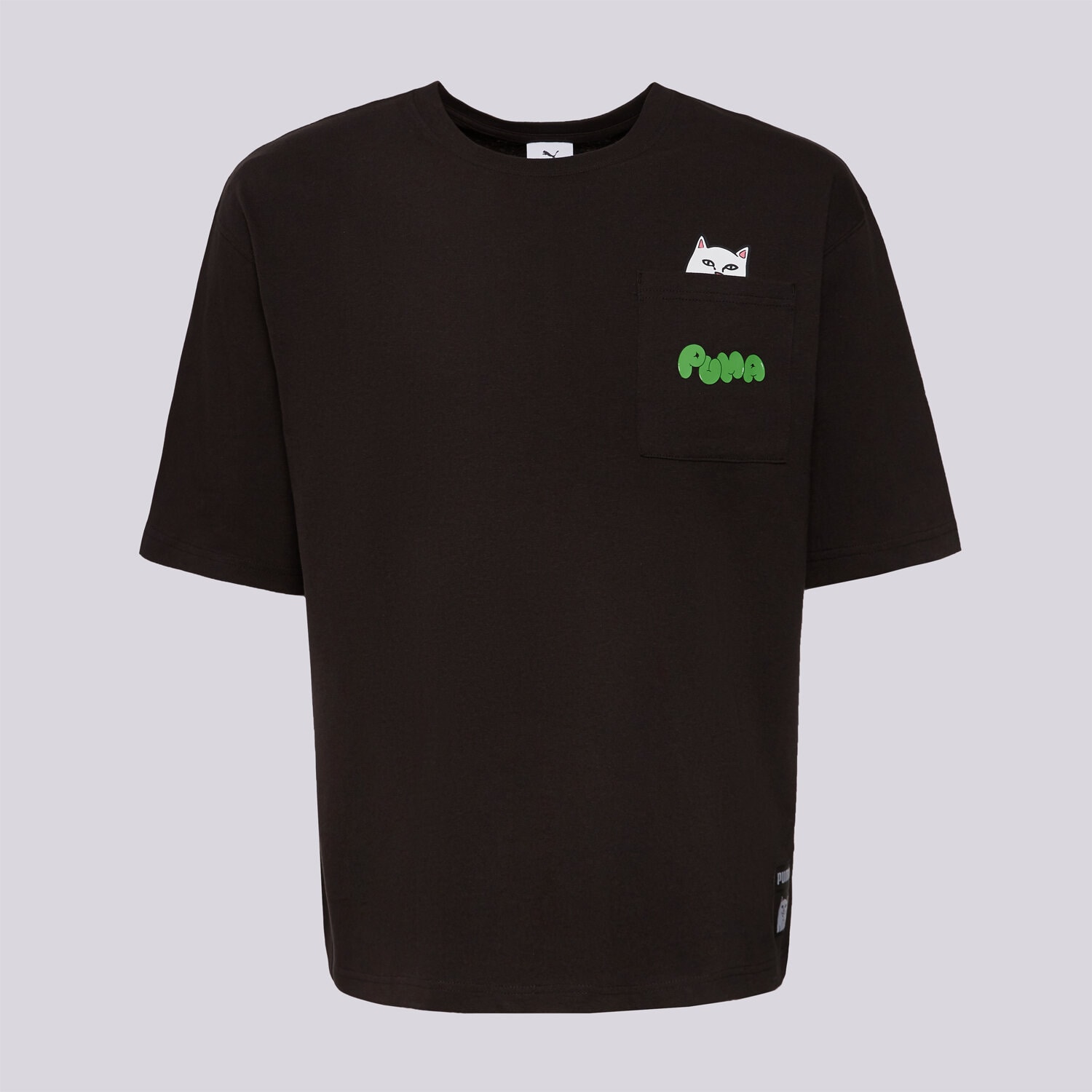 pánské tričko PUMA TRIČKO PUMA X RIPNDIP RELAXED POCKET TEE 633779 01 ČERNÁ