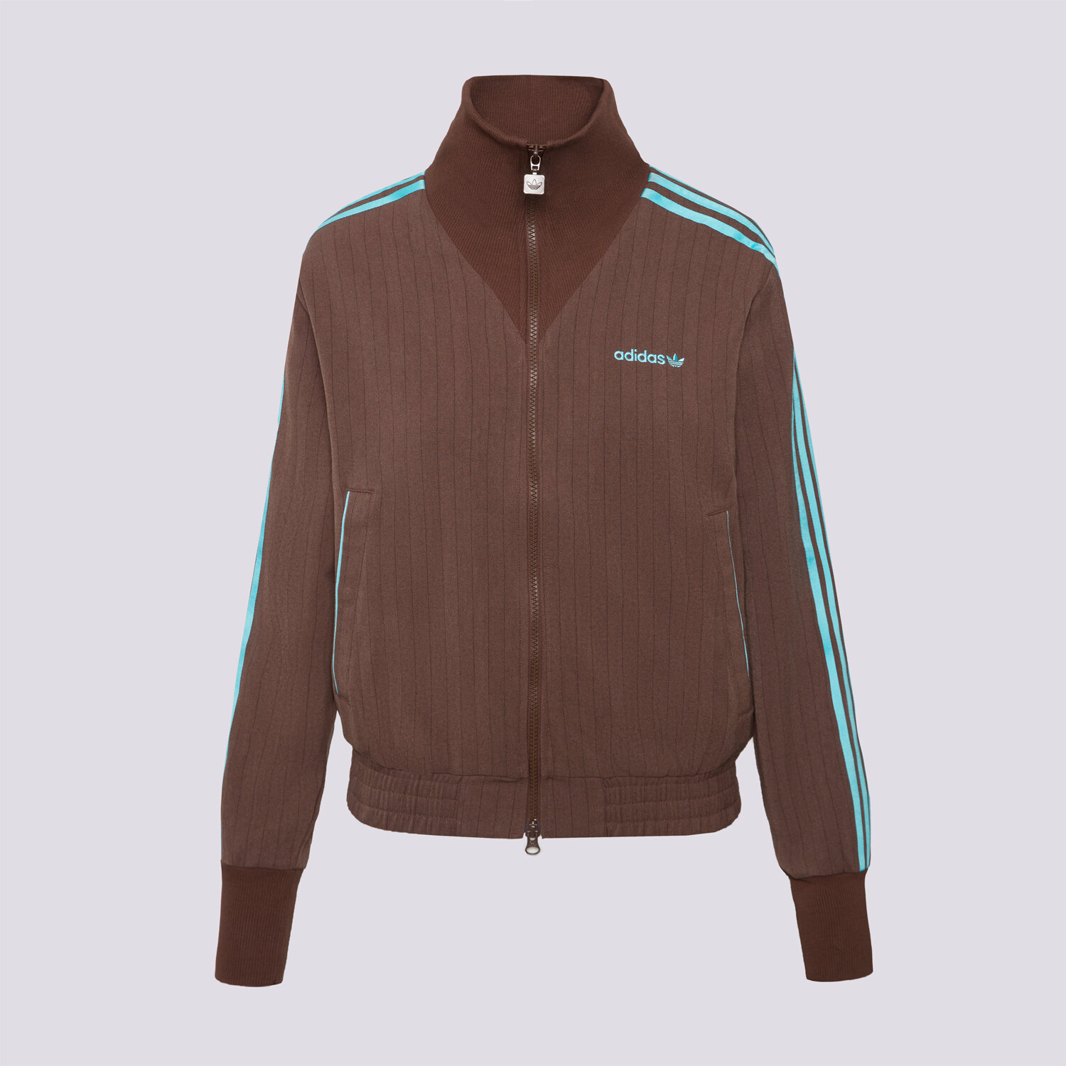 dámská mikina ADIDAS MIKINA ROZEPÍNACÍ TAILORED TT JX5311 HNĚDÁ