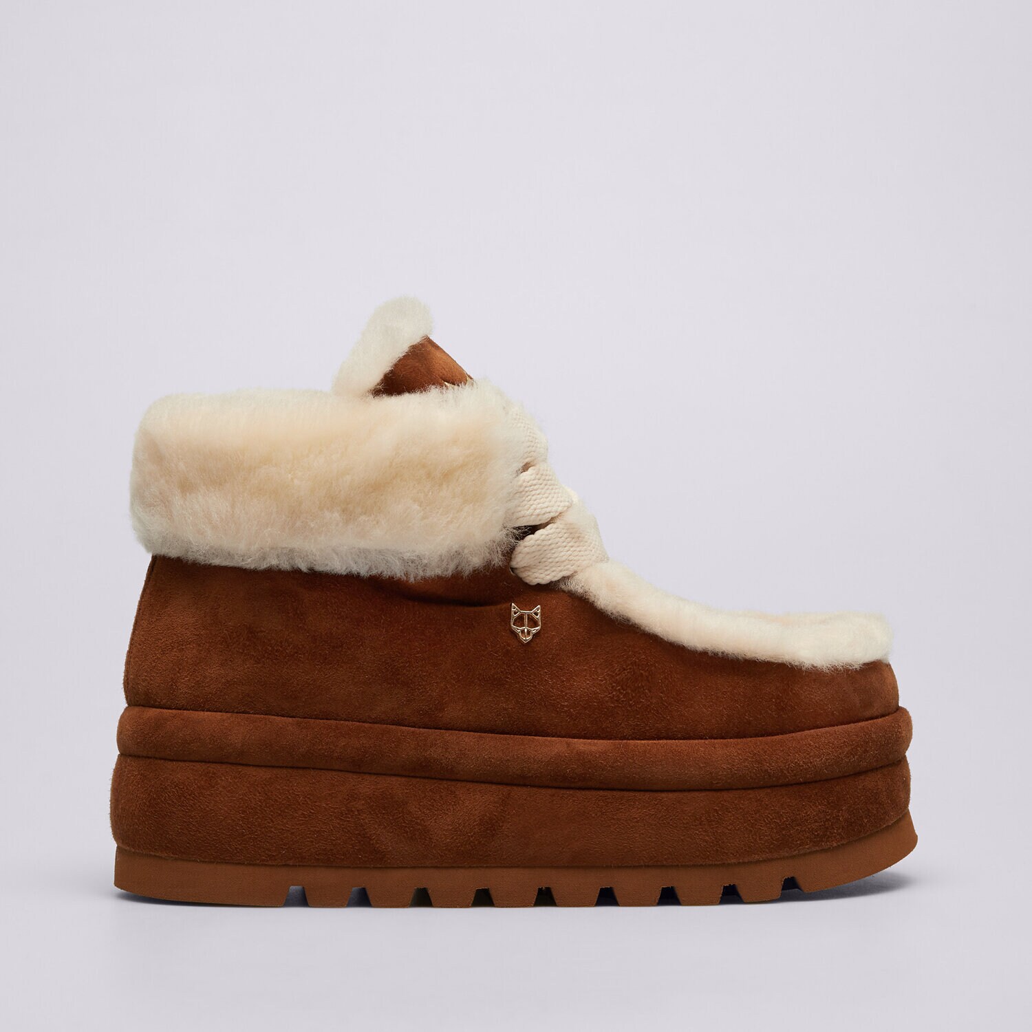 dámské boty casual NAKED WOLFE BAMBI NWBAMBITAN HNĚDÁ