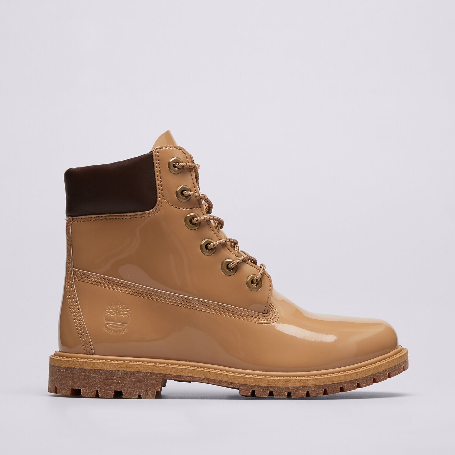 dámské boty casual TIMBERLAND PREMIUM 6 INCH LACE UP WP BOOT TB0A43F8EN01 BÉŽOVÁ