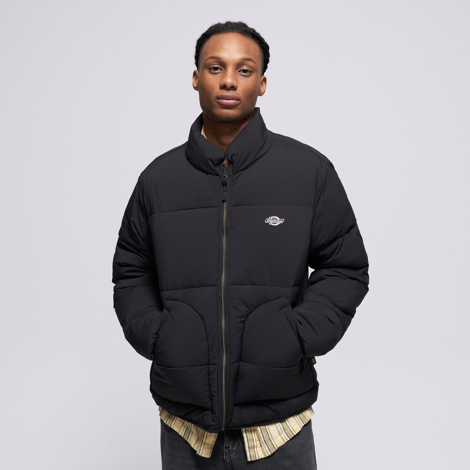 pánská zimní bunda DICKIES BUNDA ZIMNÍ SUMMERDALE PUFFER DK0A87OGBLK1 ČERNÁ