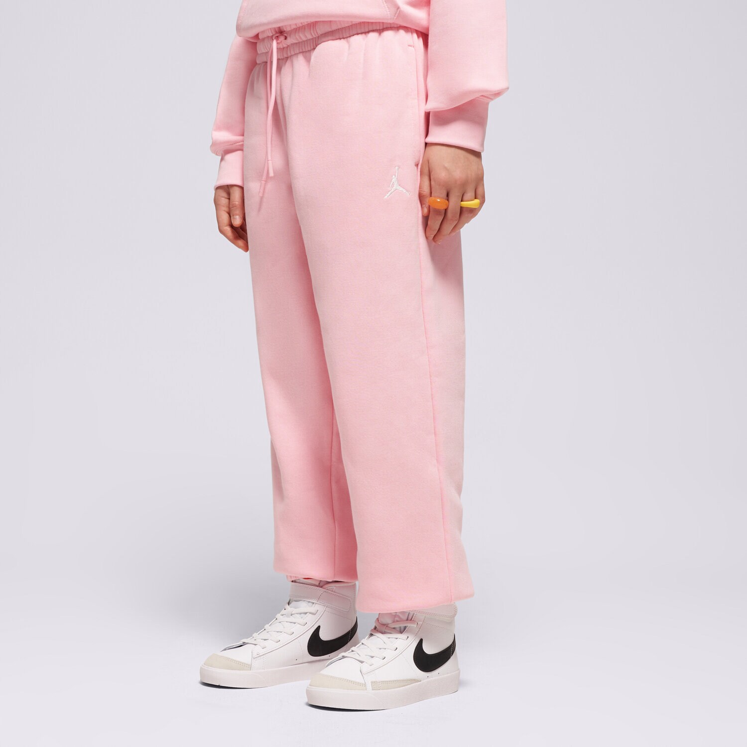 dětské kalhoty JORDAN KALHOTY  WJ BRKN FLC PANT GIRL 45F138-A0W RŮŽOVÁ