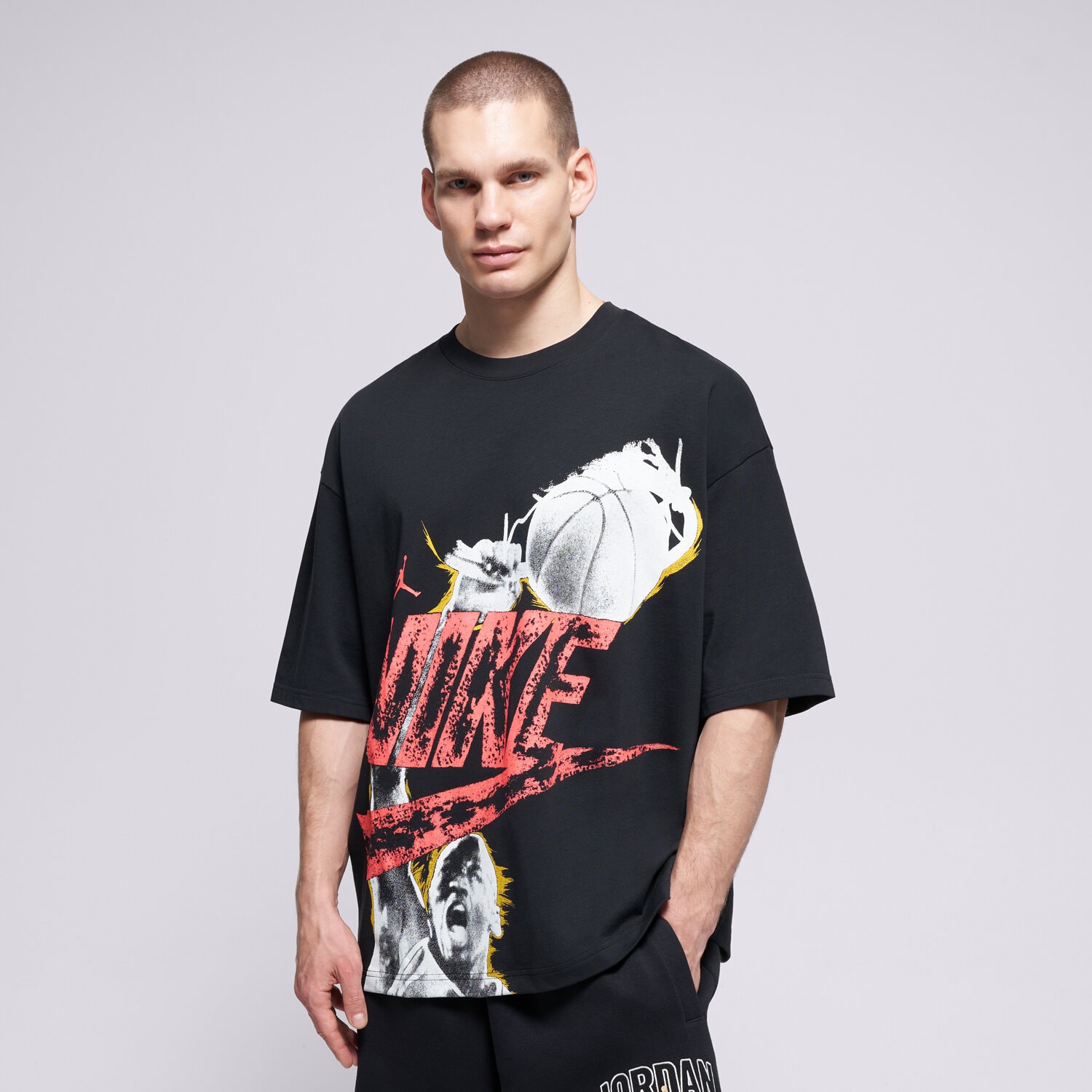 pánské tričko JORDAN TRIČKO M J REISSUE OVSZ SS CREW HQ9093-010 ČERNÁ