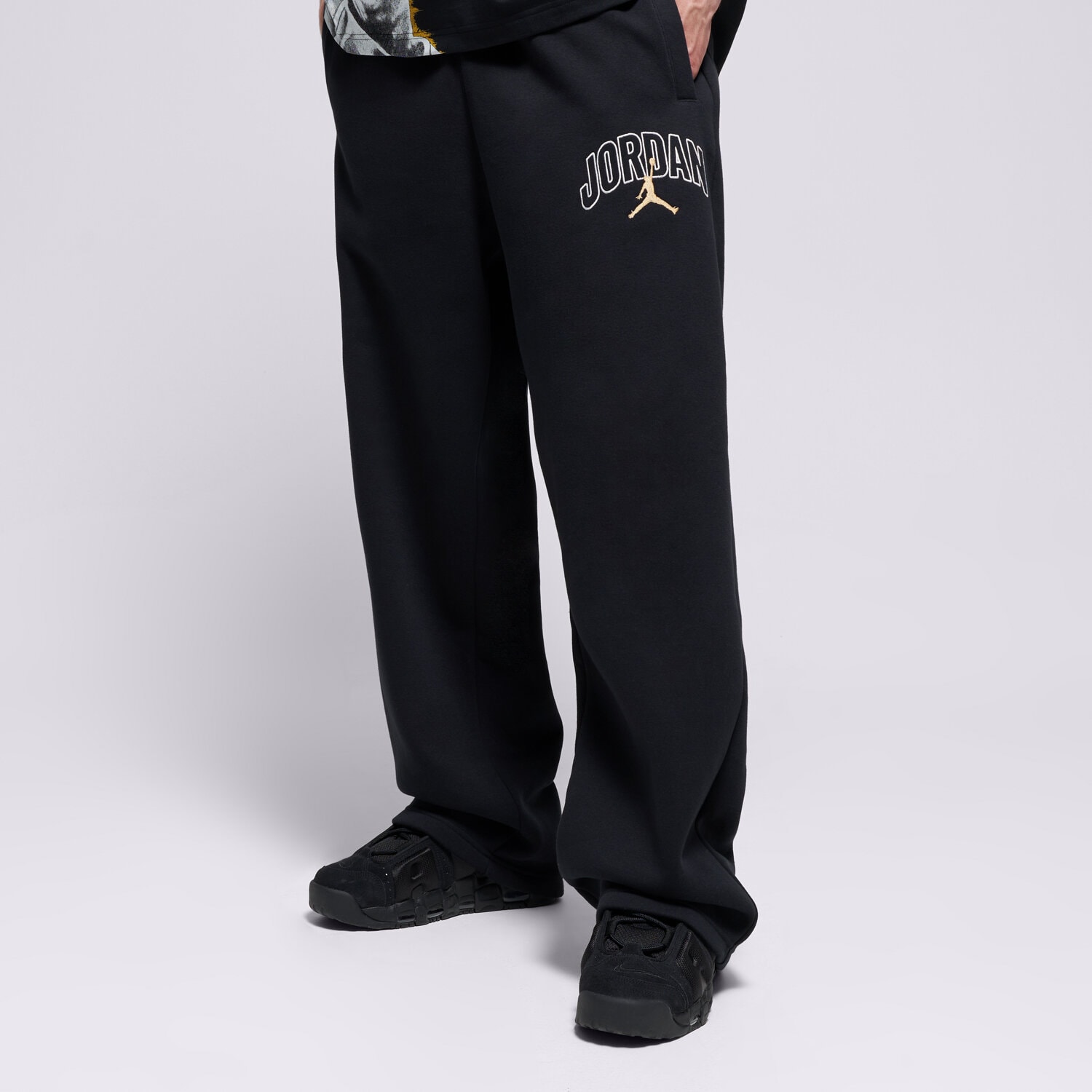 pánské kalhoty JORDAN KALHOTY  M J BRK OVS GFX IB7243-011 ČERNÁ