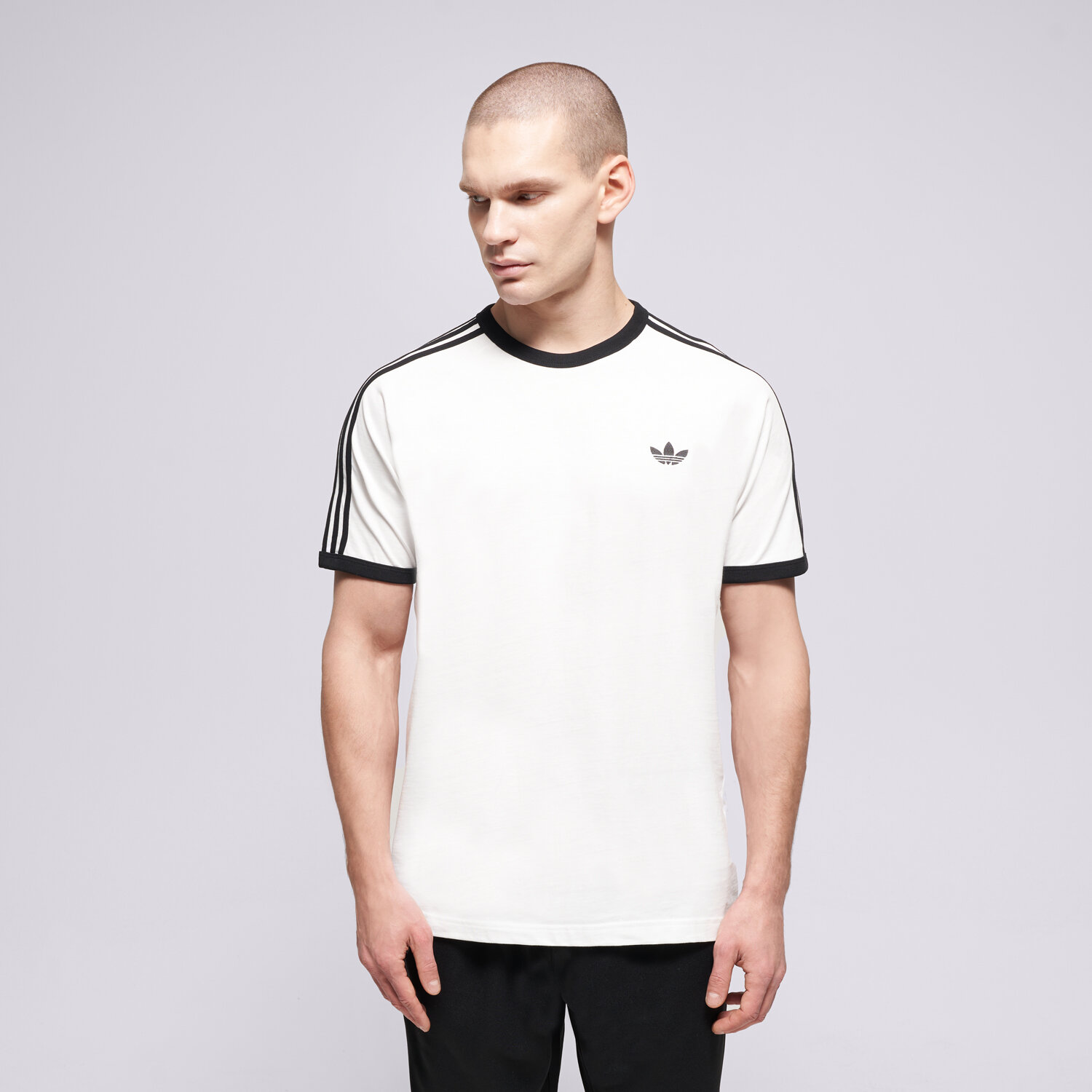 pánské tričko ADIDAS TRIČKO 3S TEE KE3537 BÍLÁ