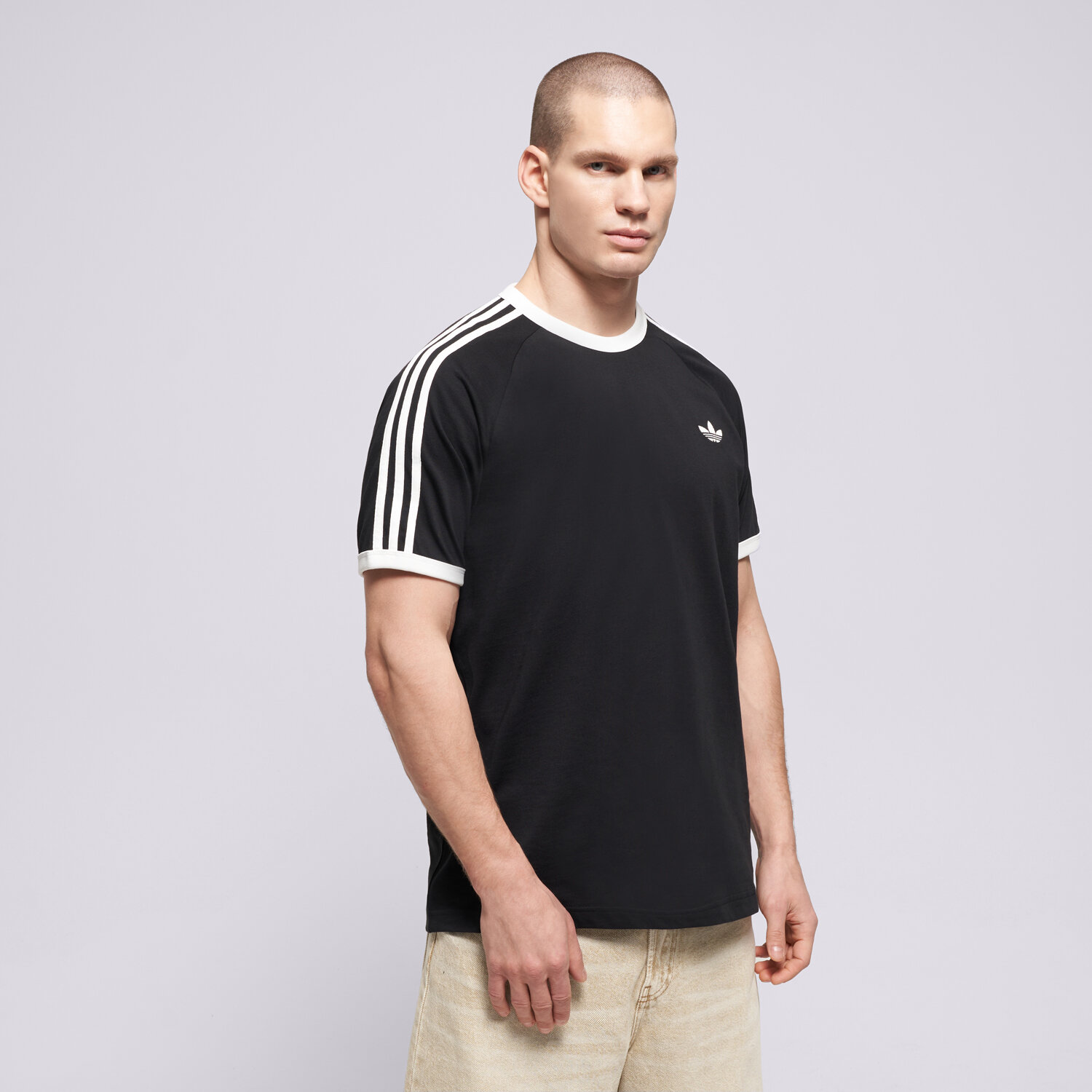 pánské tričko ADIDAS TRIČKO 3S TEE KE3538 ČERNÁ