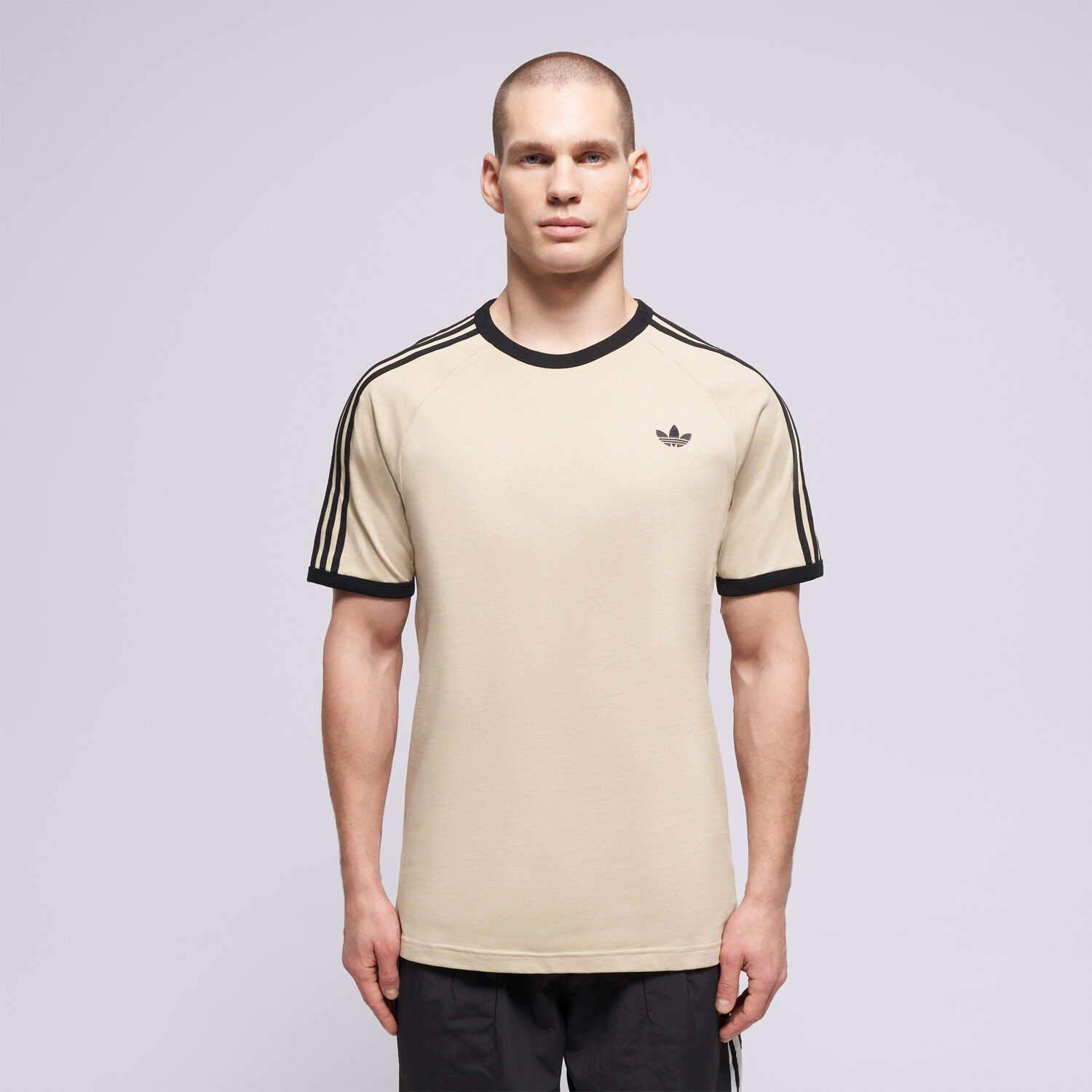pánské tričko ADIDAS TRIČKO 3S TEE KE7964 BÉŽOVÁ