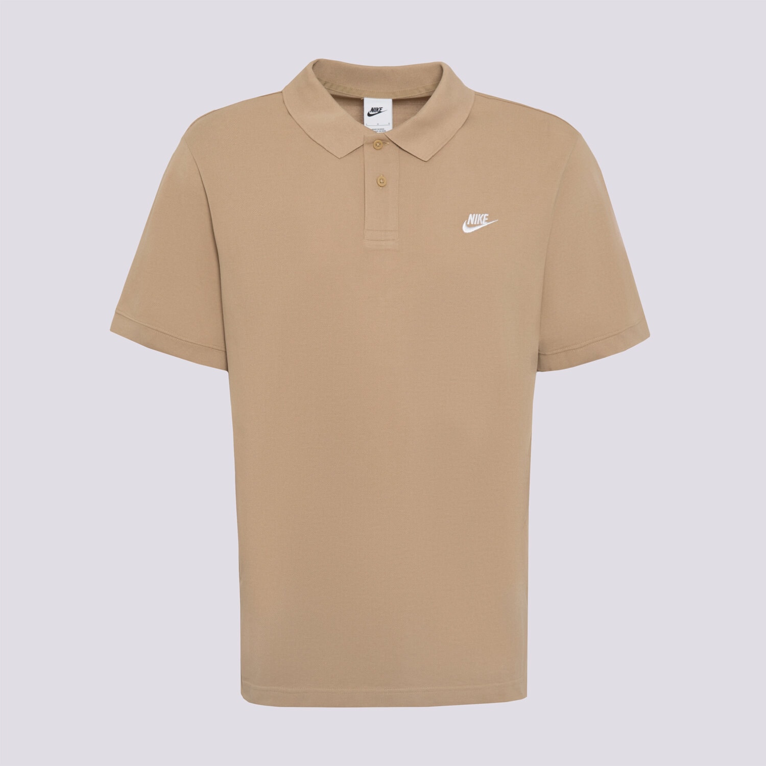 pánské polo tričko NIKE TRIČKO M NK CLUB SS TRIČKO PIQUE FN3894-297 BÉŽOVÁ