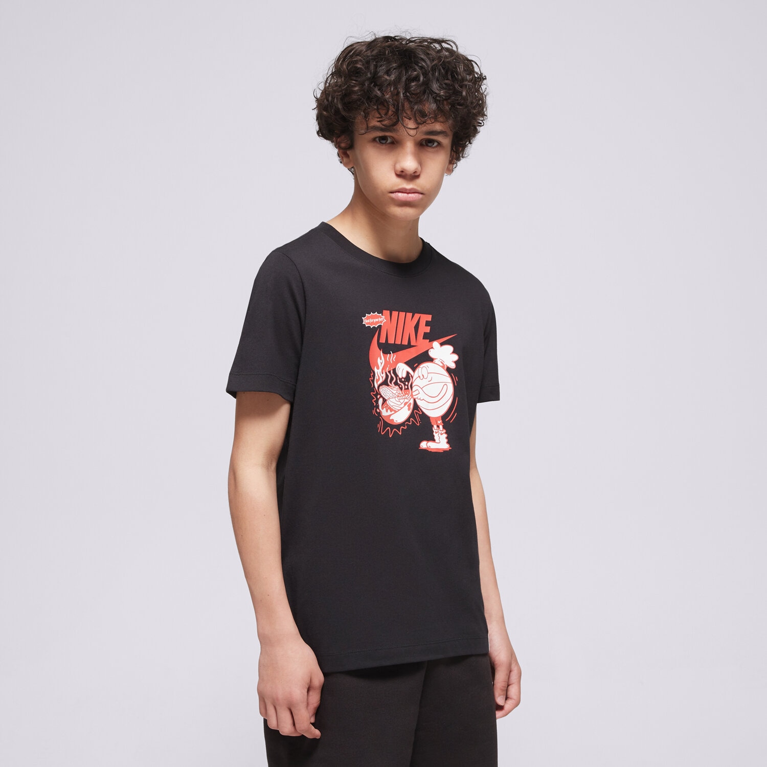 dětské tričko NIKE TRIČKO TEE SOLE FOOD BOY II0410-010 ČERNÁ