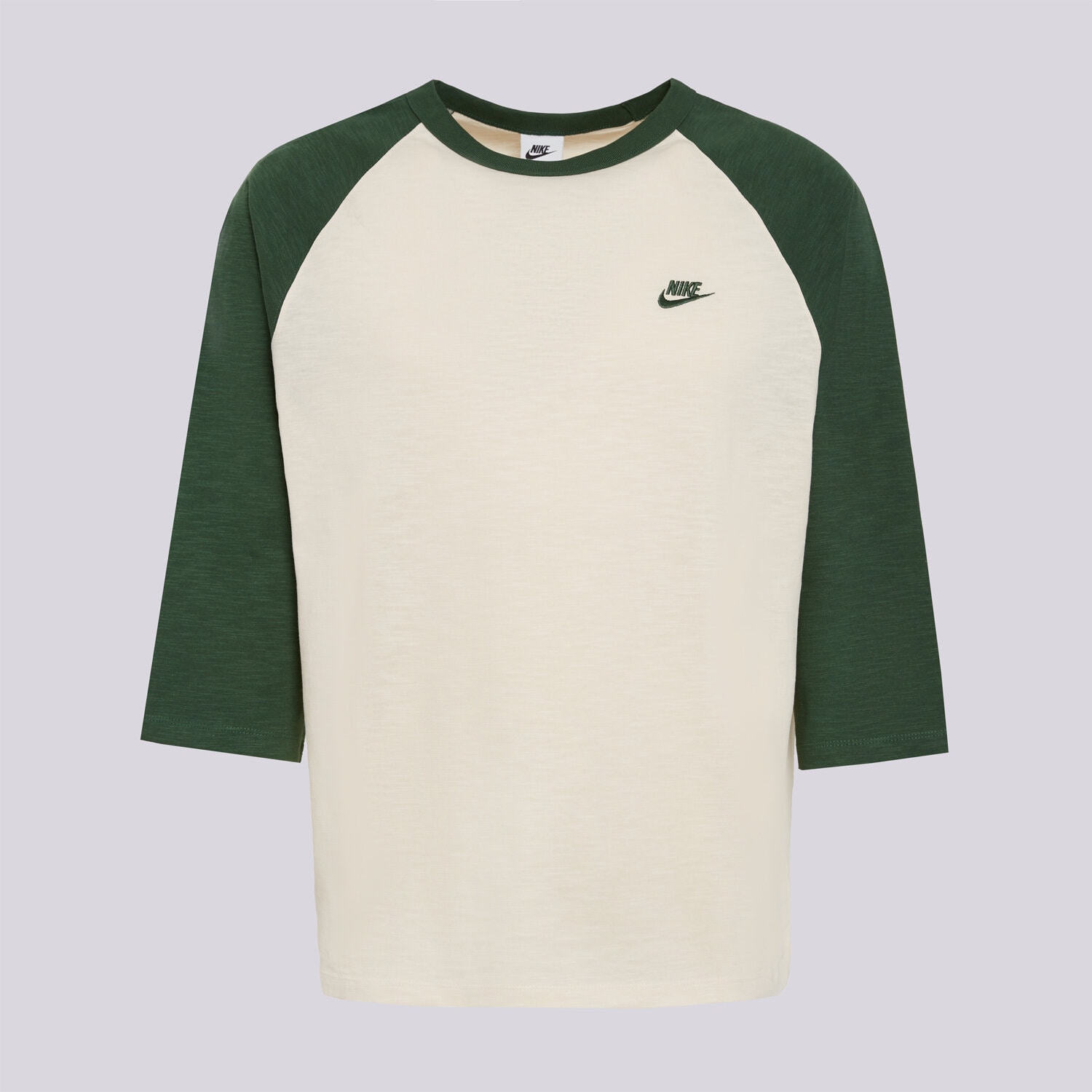 pánské tričko NIKE TRIČKO M NK CLUB 3/4 RAGLAN TOP IF0755-323 VÍCEBAREVNÁ
