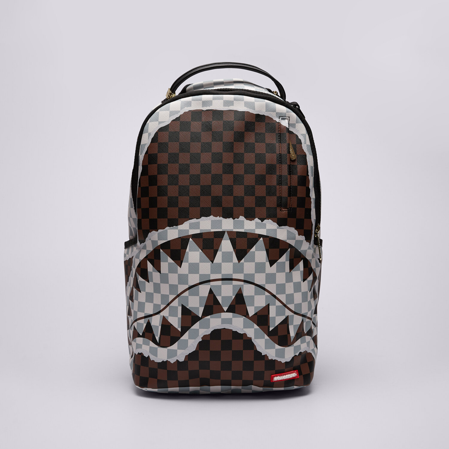 dámský batoh SPRAYGROUND BATOH CREAM AND BROWN TEAR CHECK 910B8290NSZ HNĚDÁ