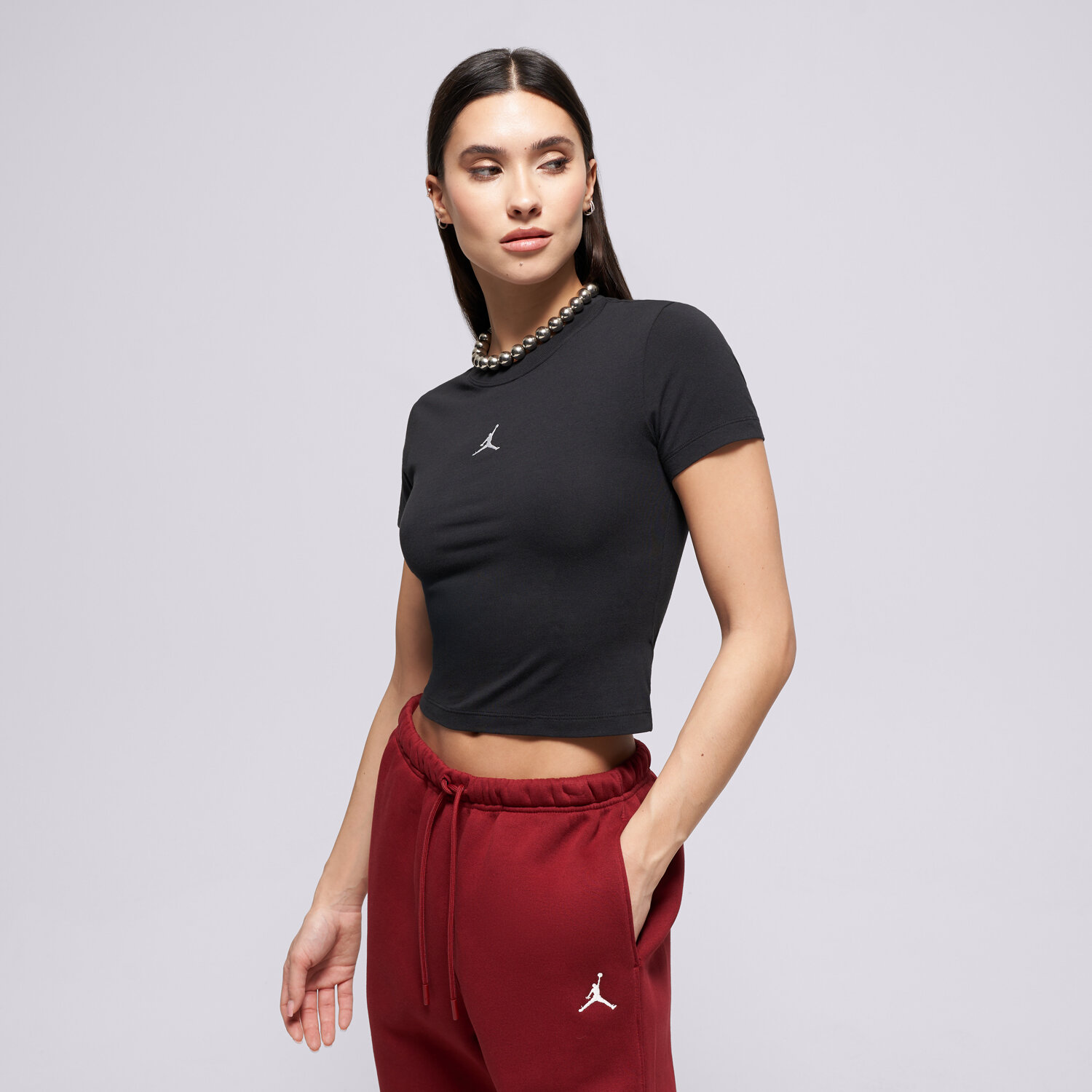 dámské tričko JORDAN TRIČKO W J BRK ESS SS TMID TEE II9928-010 ČERNÁ