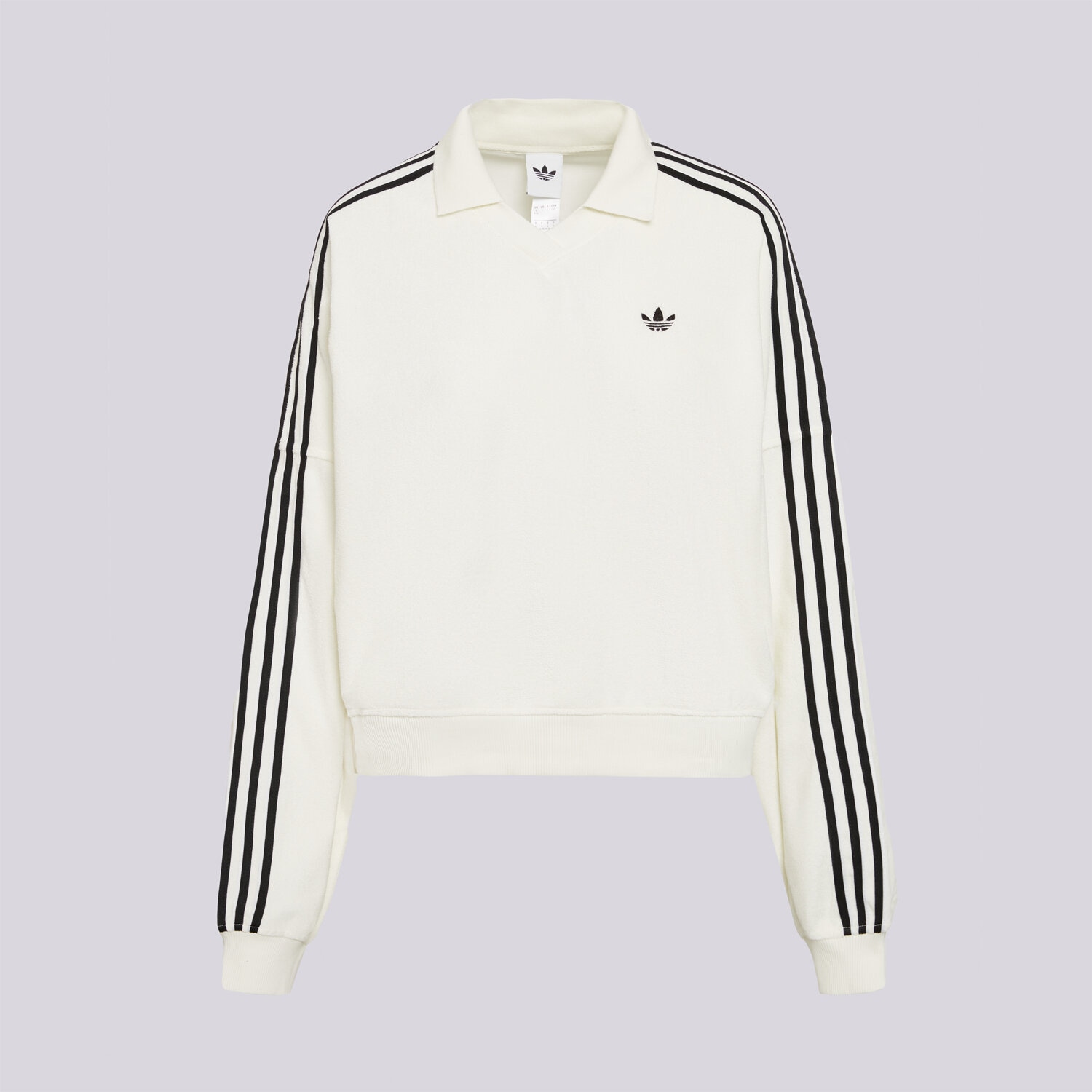 dámská mikina ADIDAS MIKINA TT V NECK KD1401 Krémová