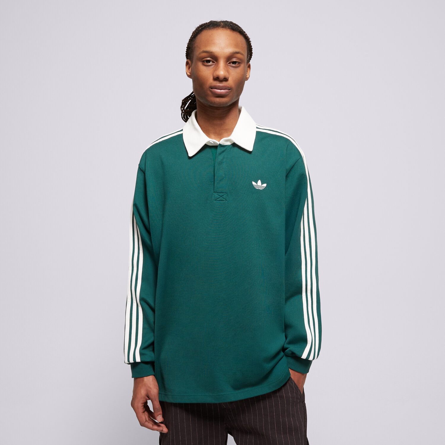 pánské polo tričko ADIDAS TRIČKO 3S PL KE3572 ZELENÁ