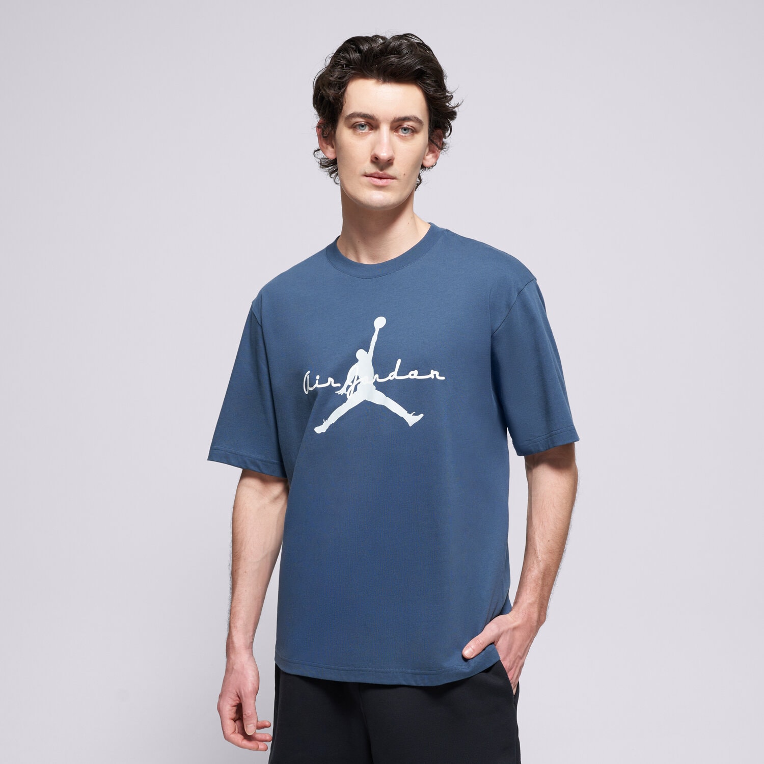 pánské tričko JORDAN TRIČKO JORDAN BROOKLYN IF3034-464 MODRÁ