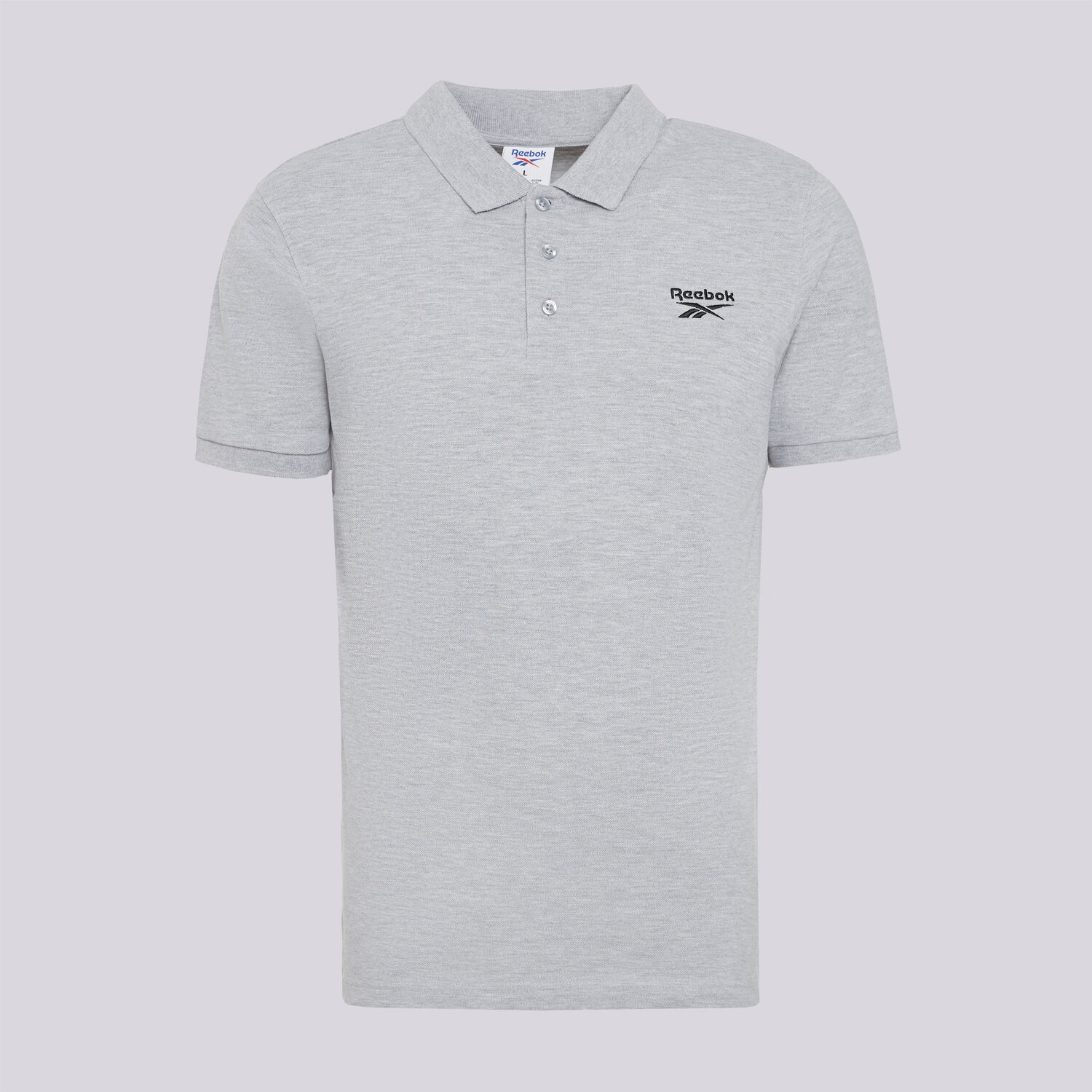 pánské polo tričko REEBOK TRIČKO BLAZE EMBROIDERED SS TRIČKO SHIRT 100239702 ŠEDÁ