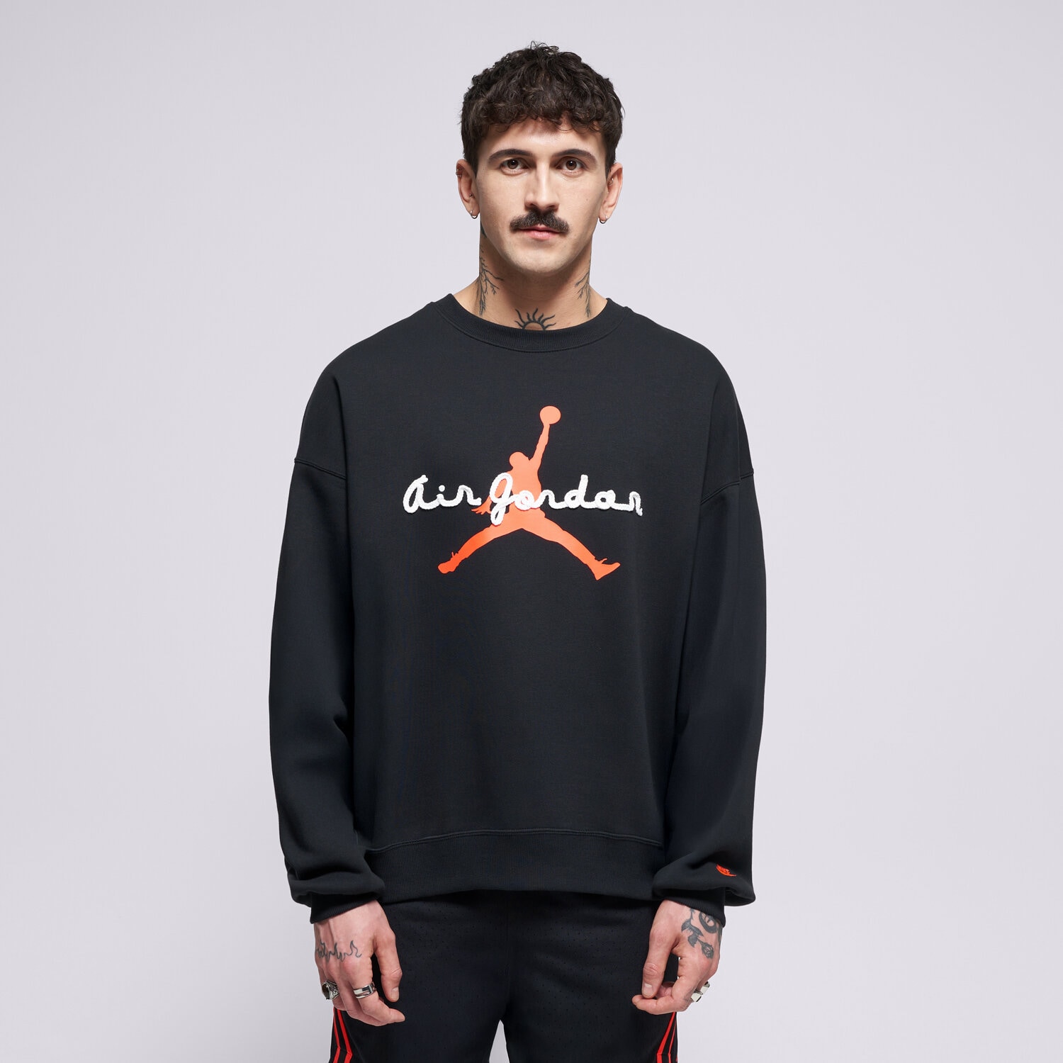 pánská mikina JORDAN MIKINA JORDAN BROOKLYN IF1845-010 ČERNÁ