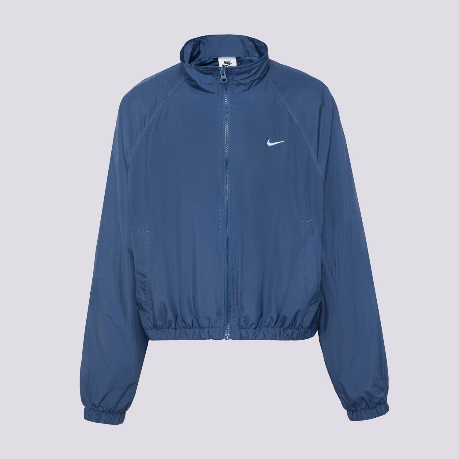 Přechodná bunda dámská (podzimní, jarní) NIKE BUNDA CLSSC UV TRACK JKT W NSW IO1473-461 MODRÁ