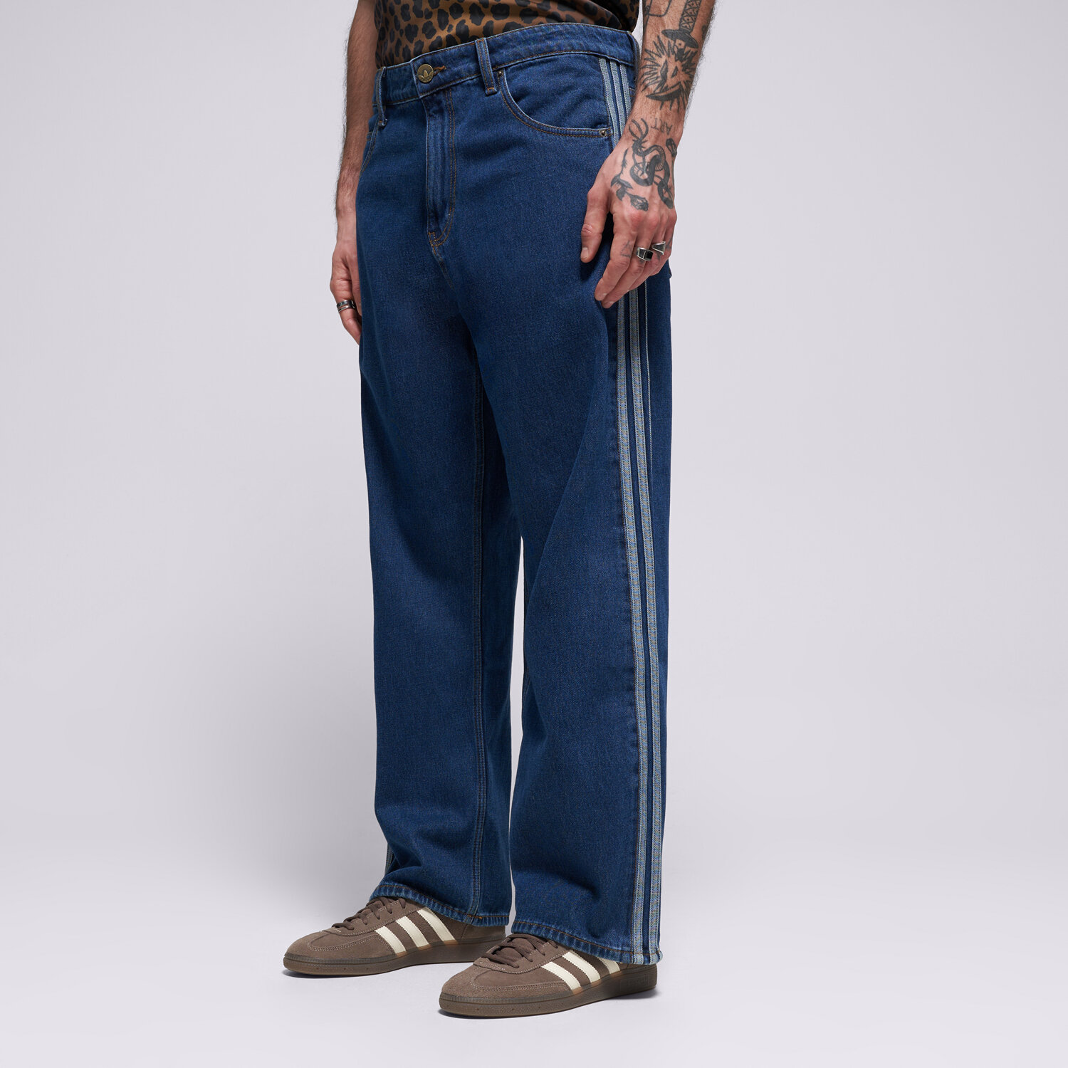 pánské kalhoty ADIDAS KALHOTY  FIREBIRD PANTS KD1499 MODRÁ