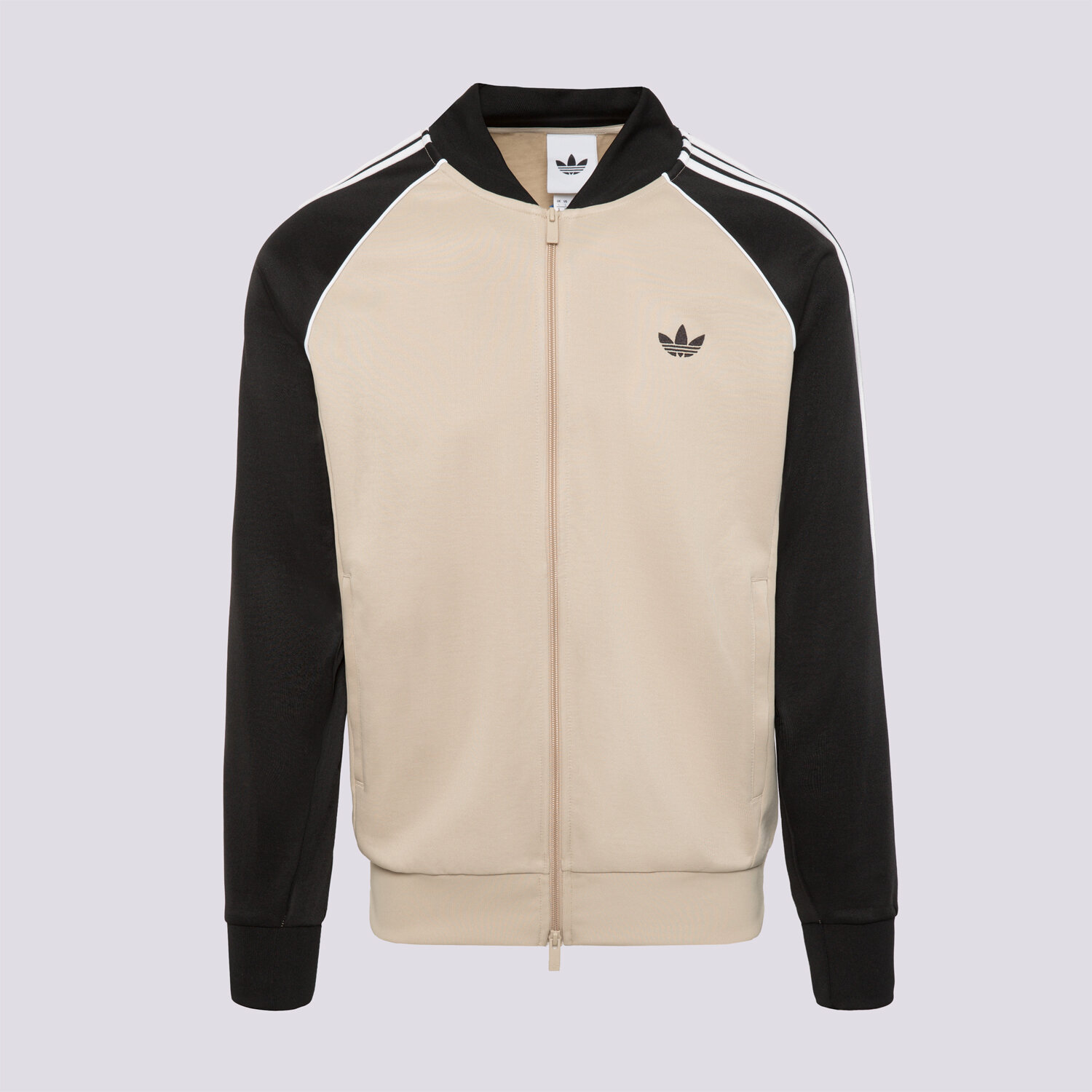 pánská mikina ADIDAS MIKINA ROZEPÍNACÍ SST TT KE7963 BÉŽOVÁ