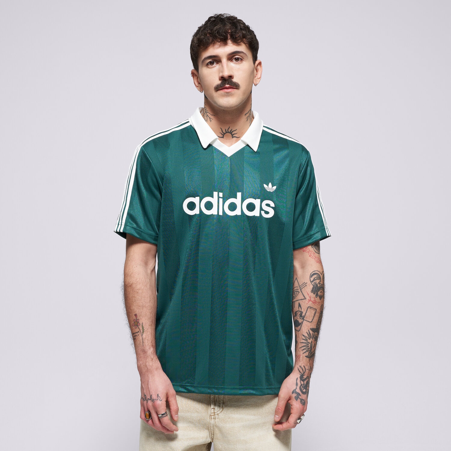 pánské tričko ADIDAS TRIČKO JSY KE3582 ZELENÁ