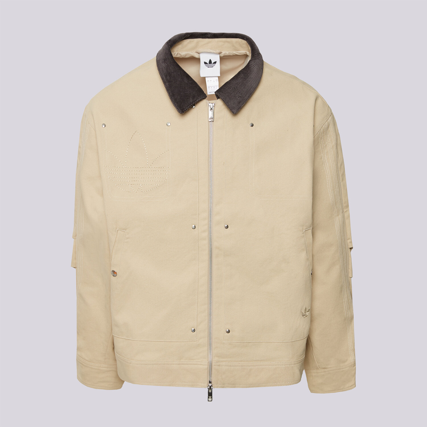 Přechodná bunda pánská (podzimní, jarní) ADIDAS BUNDA P ESS JKT KD0584 BÉŽOVÁ