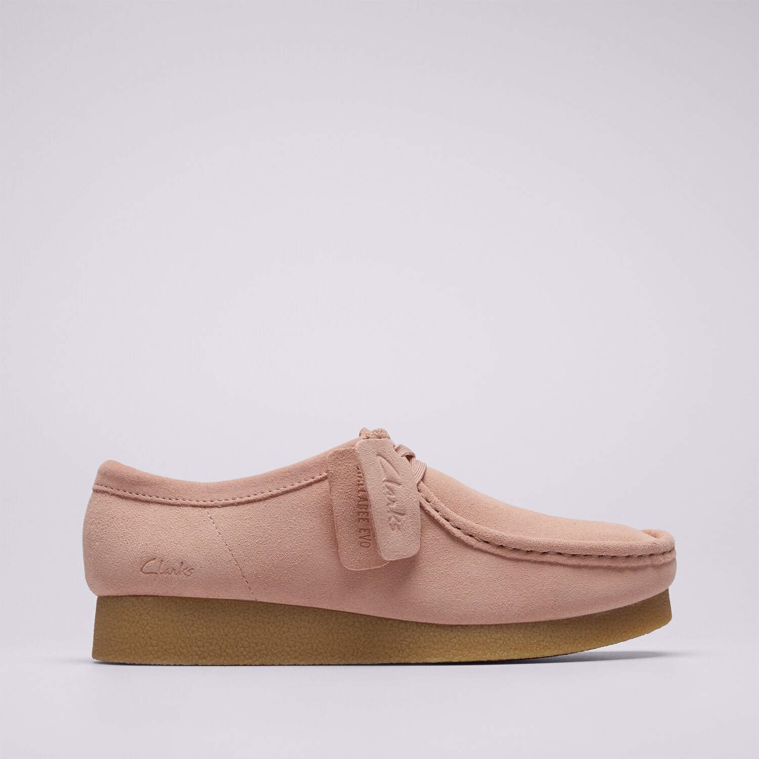 dámské boty casual CLARKS WALLABEEEVOSH 26186342 RŮŽOVÁ