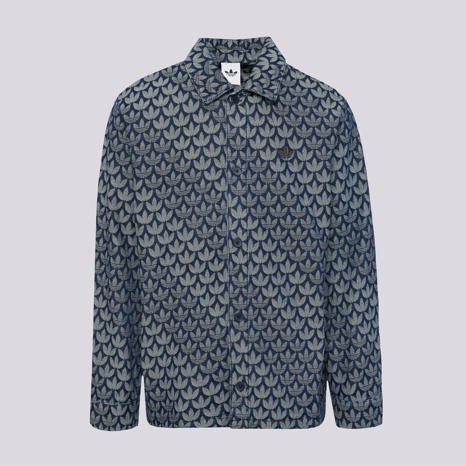 Přechodná bunda pánská (podzimní, jarní) ADIDAS BUNDA MONOGRAM SHI KD0397 MODRÁ