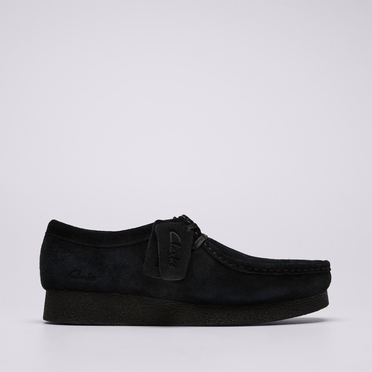 dámské kotníkové boty CLARKS WALLABEEEVOSH 26174746 ČERNÁ