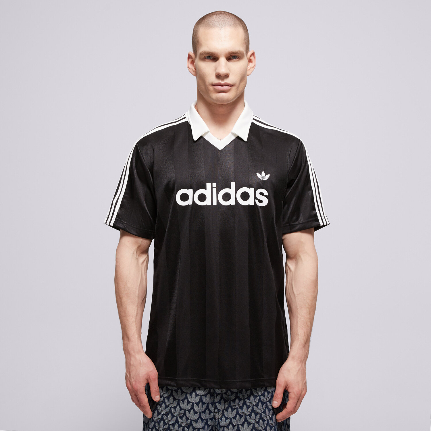 pánské tričko ADIDAS TRIČKO JSY KE3584 ČERNÁ