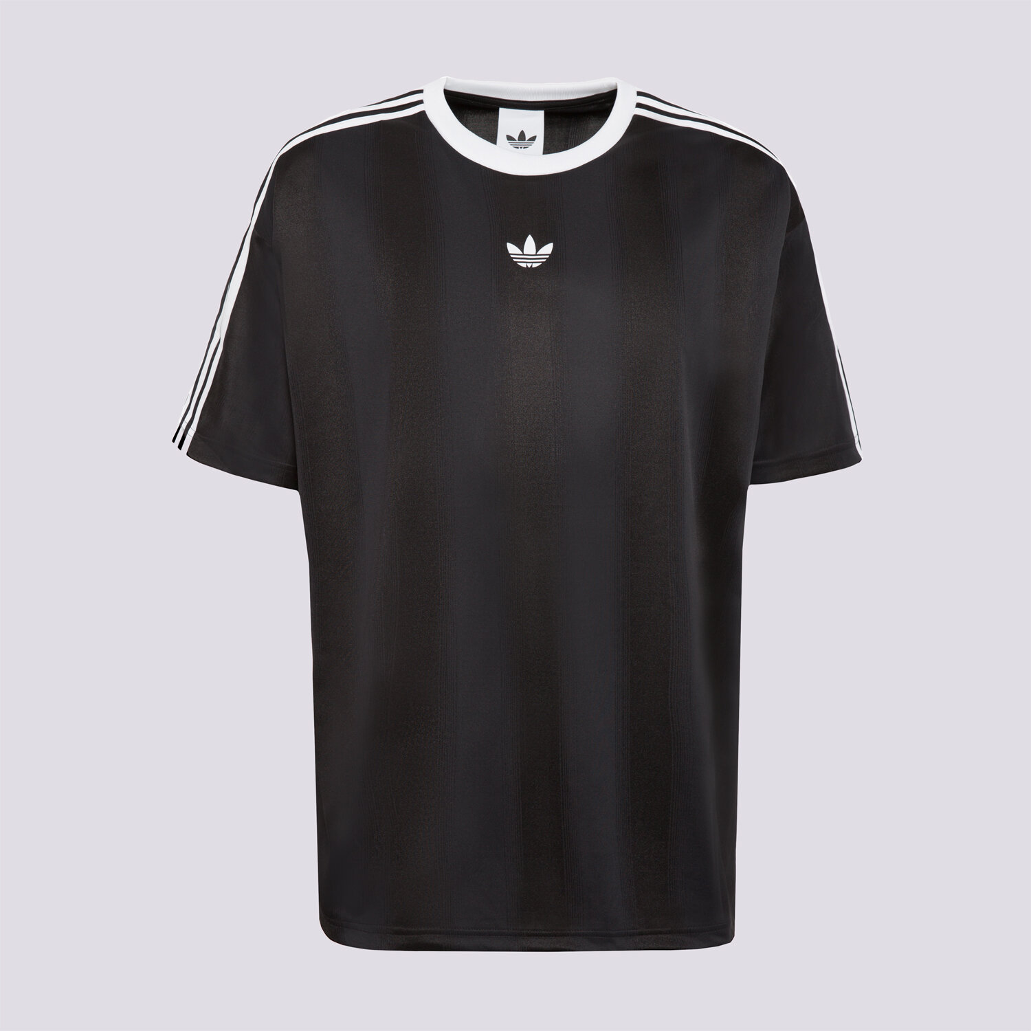 pánské tričko ADIDAS TRIČKO JACQUARD JERSEY KD5830 ČERNÁ