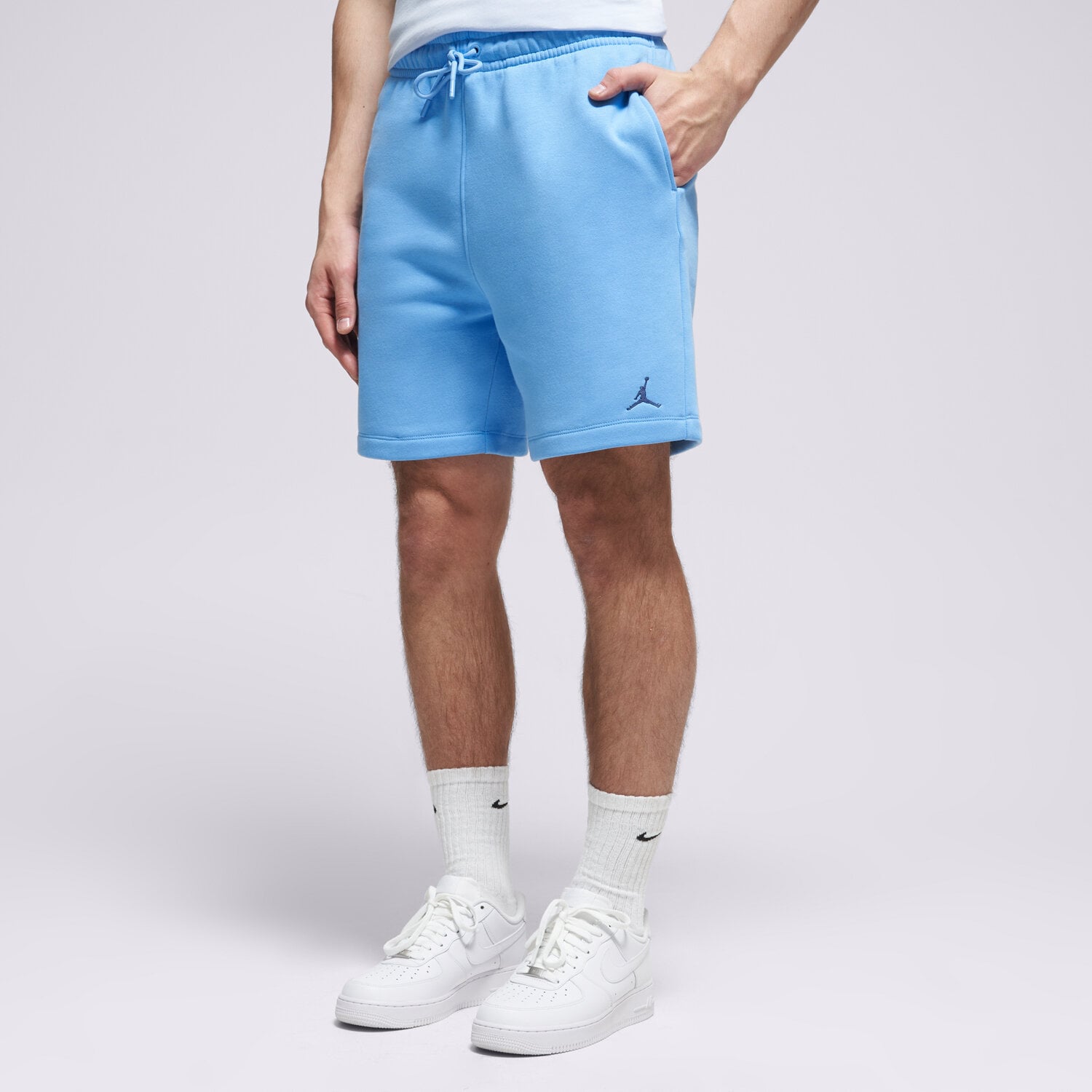 pánské kraťasy JORDAN ŠORTKY  M J BRK FLC SHORT FV7285-412 MODRÁ