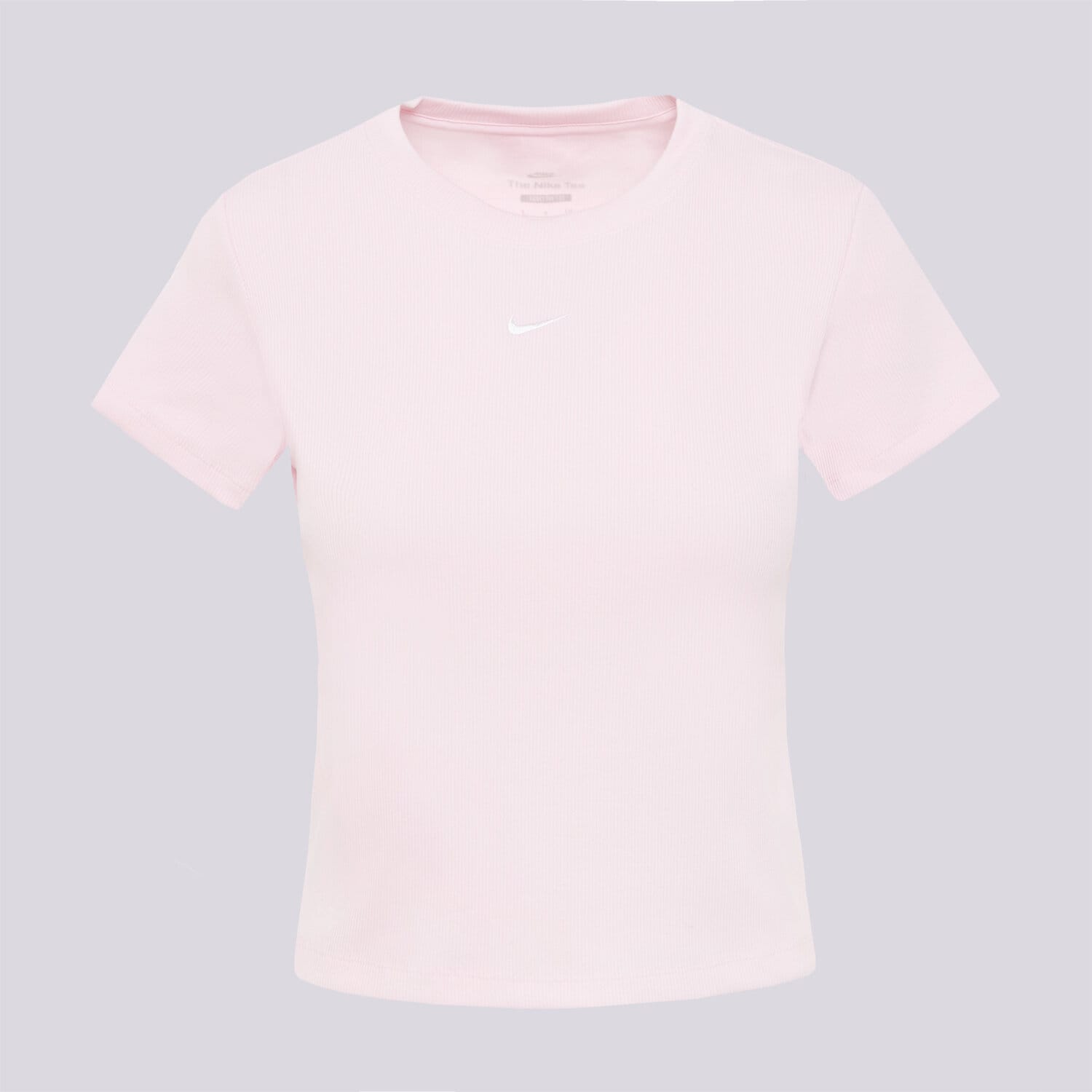 dámské tričko NIKE TRIČKO W NSW RIB TGHT SS TEE HV4994-663 RŮŽOVÁ