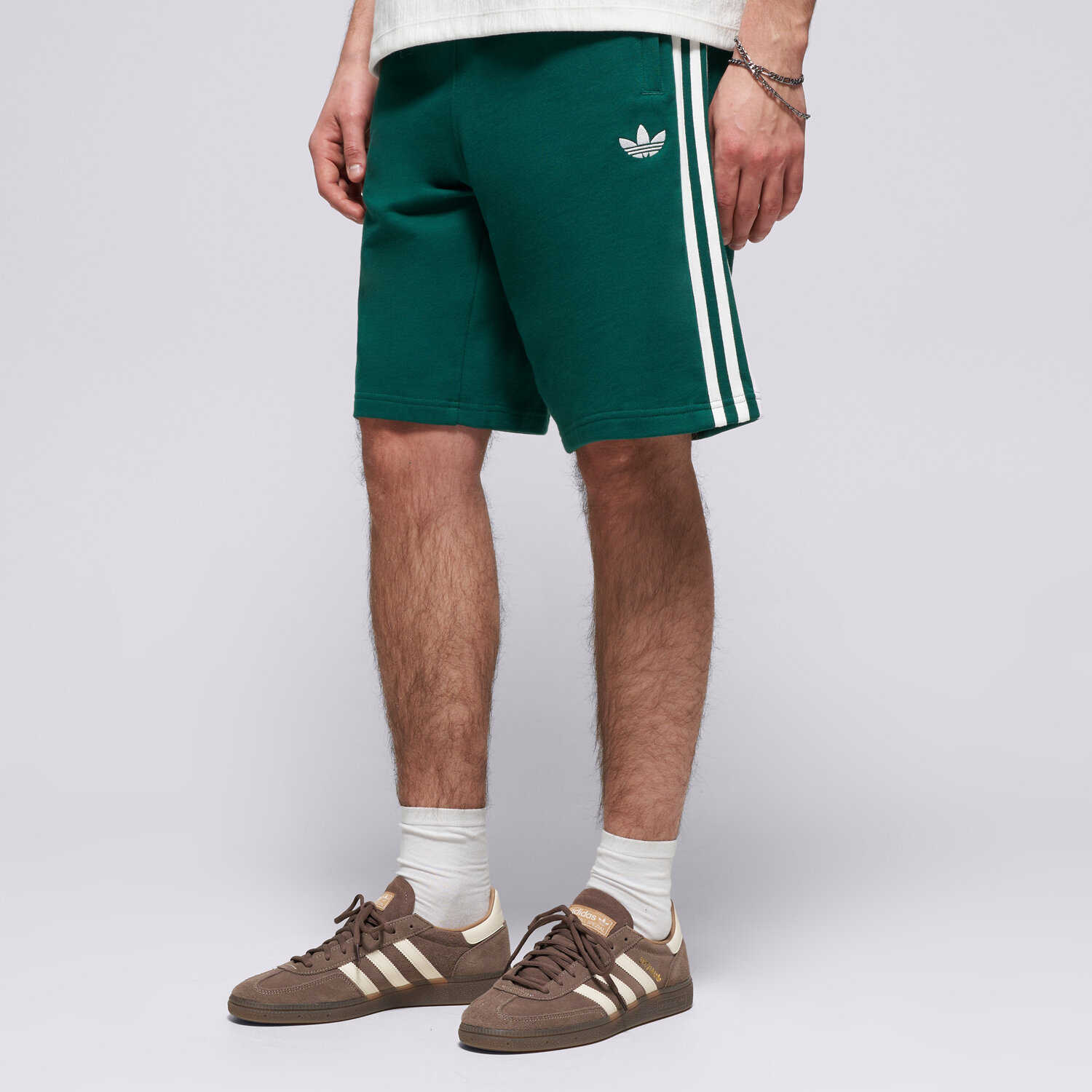 pánské kraťasy ADIDAS ŠORTKY  3S SHO KE3563 ZELENÁ