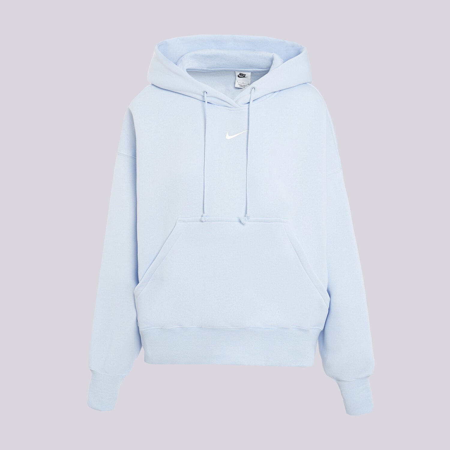 dámská mikina NIKE MIKINA S KAPUCÍ W   NSW PHNX FLC OOS PO HOODIE DQ5858-407 MODRÁ