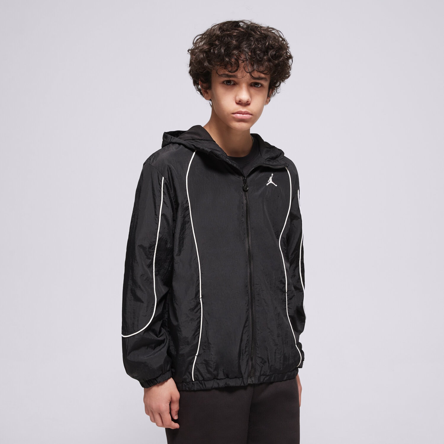 dětské tričko JORDAN BUNDA ORTALION JDB COLOR BLOCK WINDJKT B 95F395-023 ČERNÁ