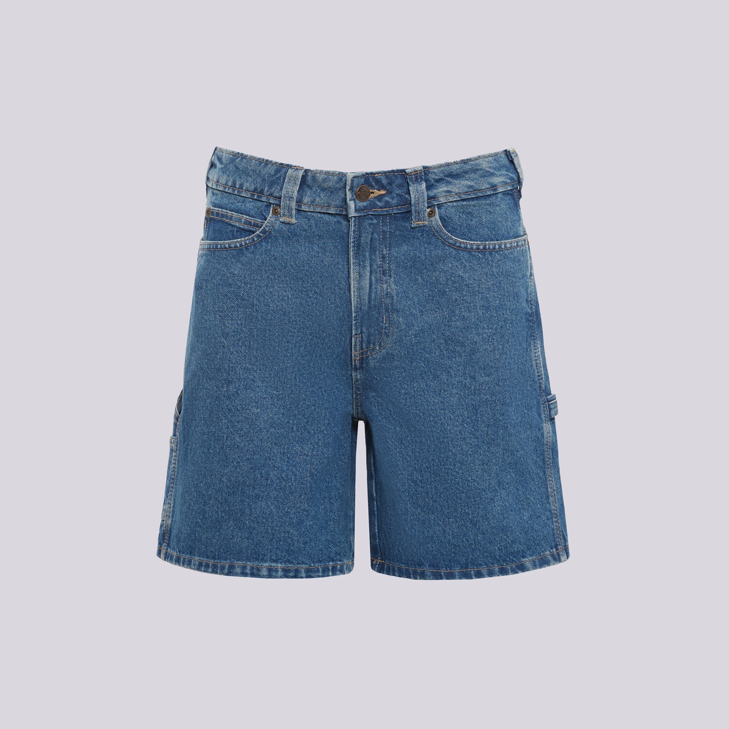 dámské kraťasy DICKIES ŠORTKY  CARPENTER SHORT JEANS 1993 7 INCH DK0A88PBCLB1 MODRÁ