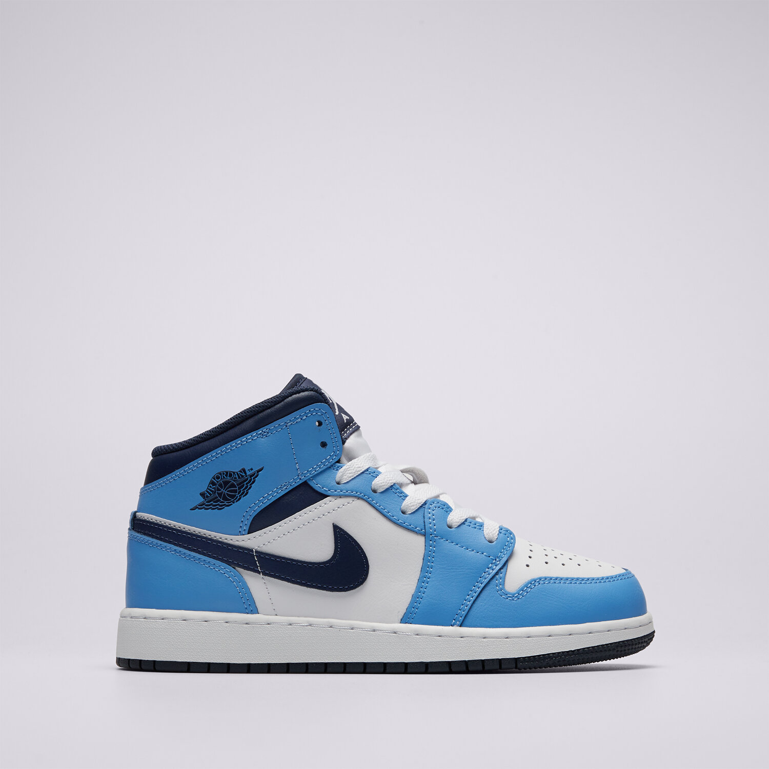 dětské tenisky AIR JORDAN 1 MID BG DQ8423-405 BÍLÁ