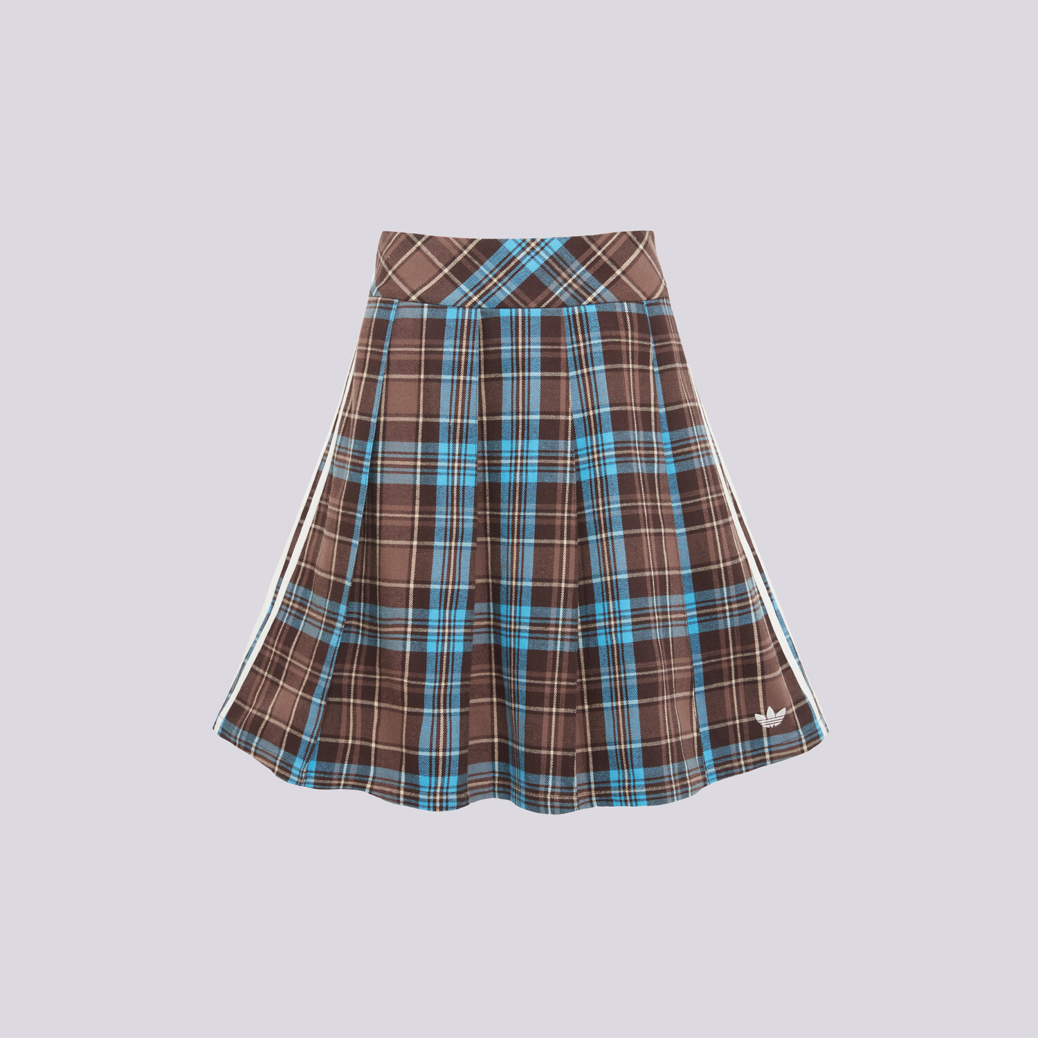 dámská sukně ADIDAS SUKNĚ GFX CHECK SKIRT KW4529 HNĚDÁ