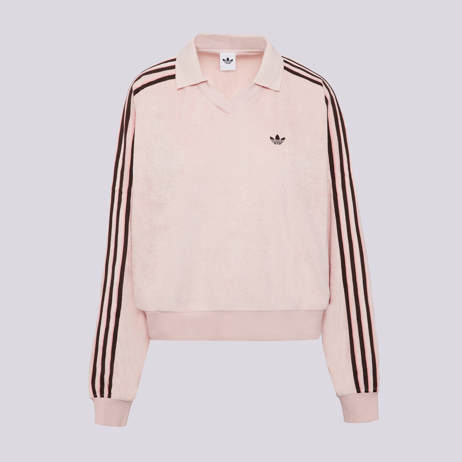 dámská mikina ADIDAS MIKINA TT V NECK KD1400 RŮŽOVÁ