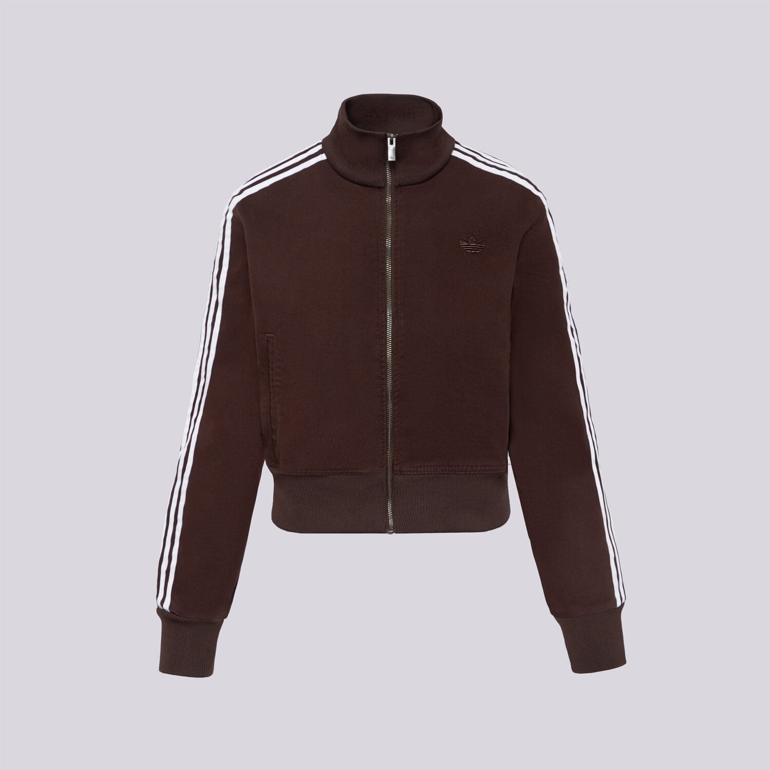 dámská mikina ADIDAS MIKINA ROZEPÍNACÍ FIREBIRD TT D KD2937 HNĚDÁ